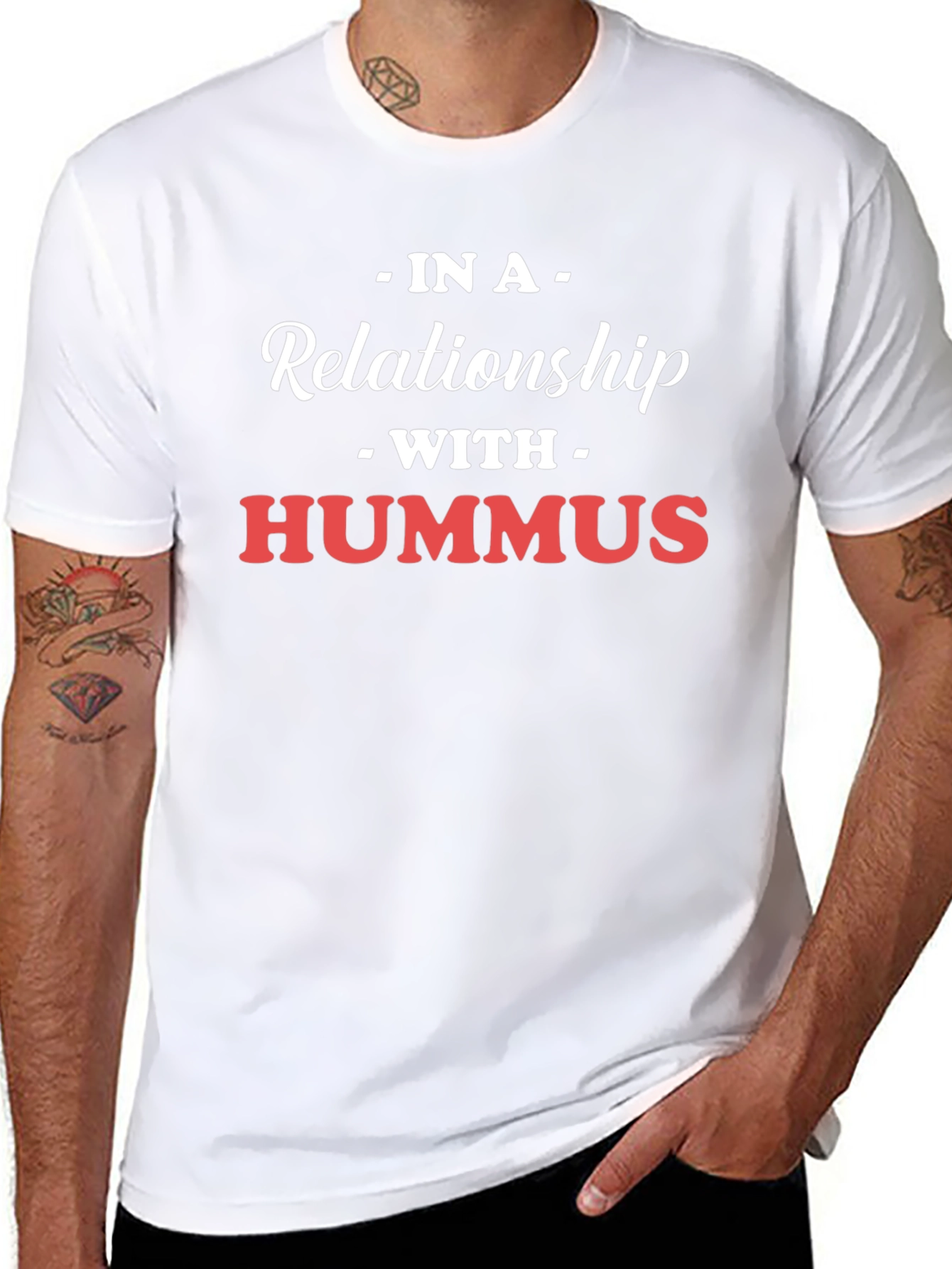 Hummus Lover T-Shirt - Relationship with Hummus Tee
