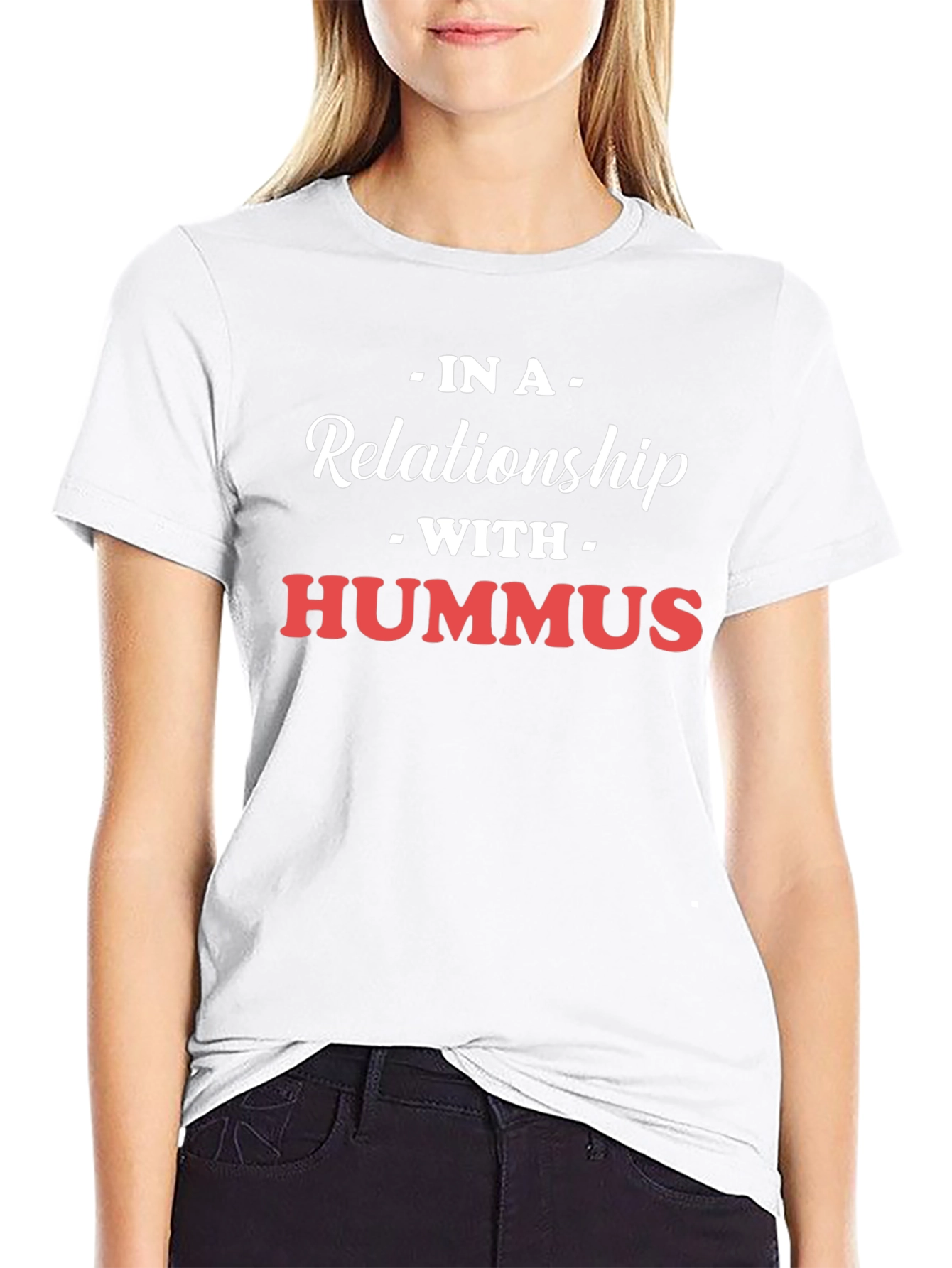 Hummus Lover T-Shirt - Relationship with Hummus Tee