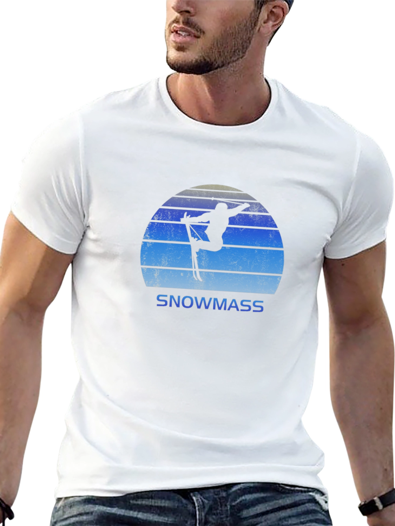 Snowmass Skiing Retro T-Shirt