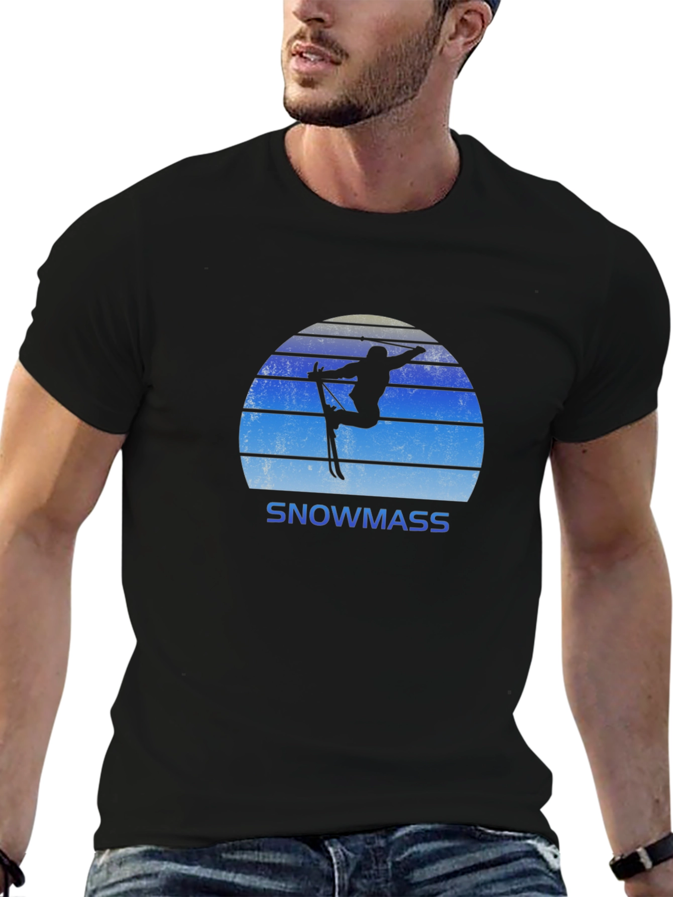 Snowmass Skiing Retro T-Shirt