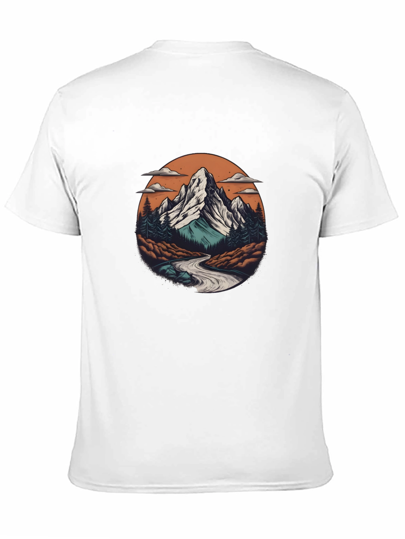 Mountain Scene Graphic T-Shirt - Adventure Ready