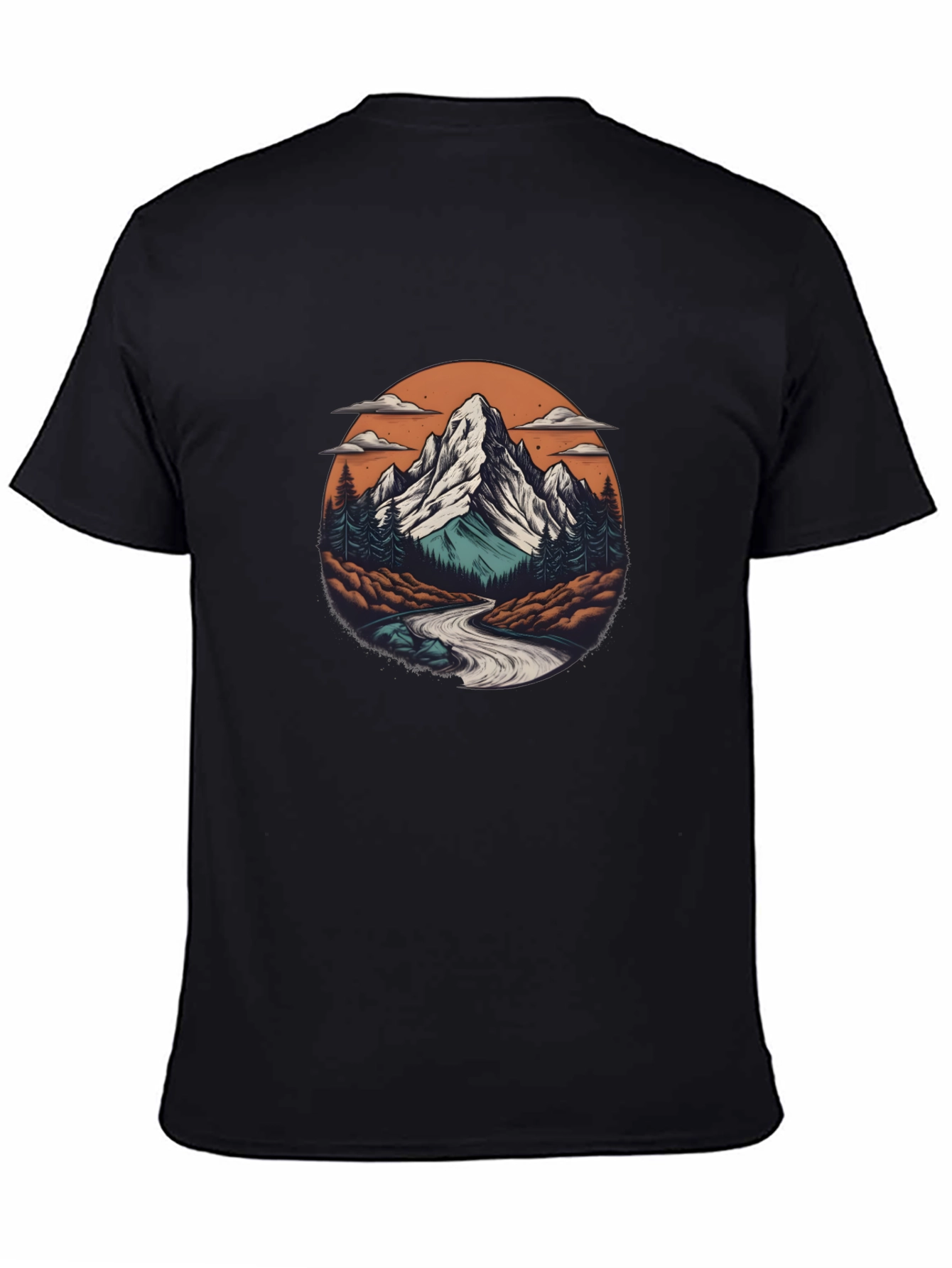 Mountain Scene Graphic T-Shirt - Adventure Ready