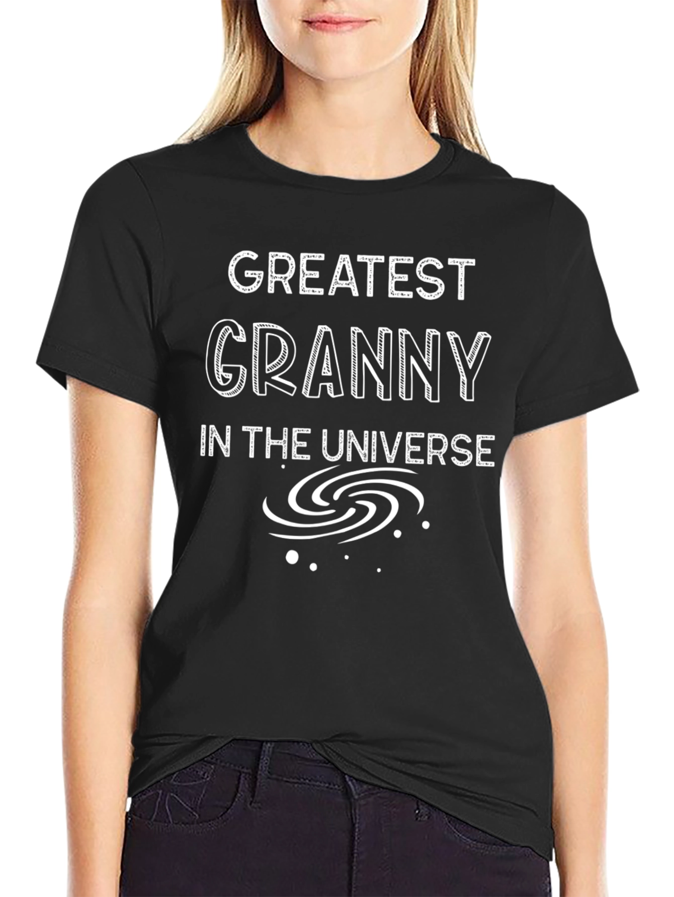 Greatest Granny in the Universe Black T-Shirt