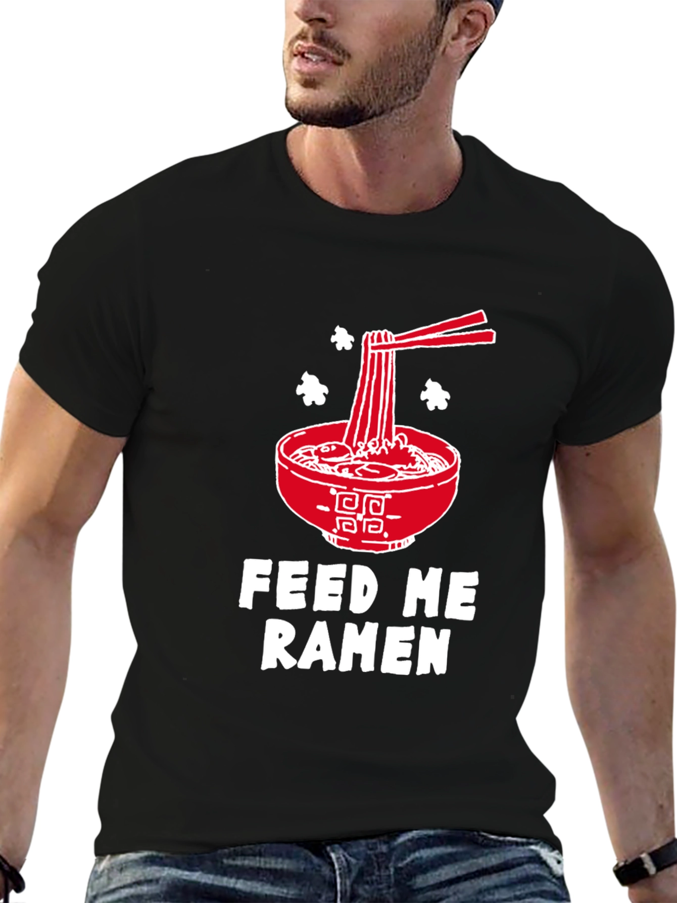 Feed Me Ramen T-Shirt - Noodles Graphic Tee