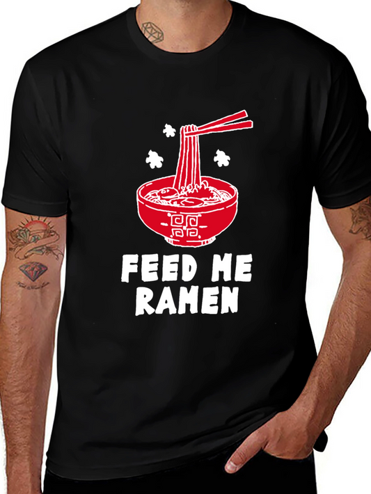 Feed Me Ramen T-Shirt - Noodles Graphic Tee