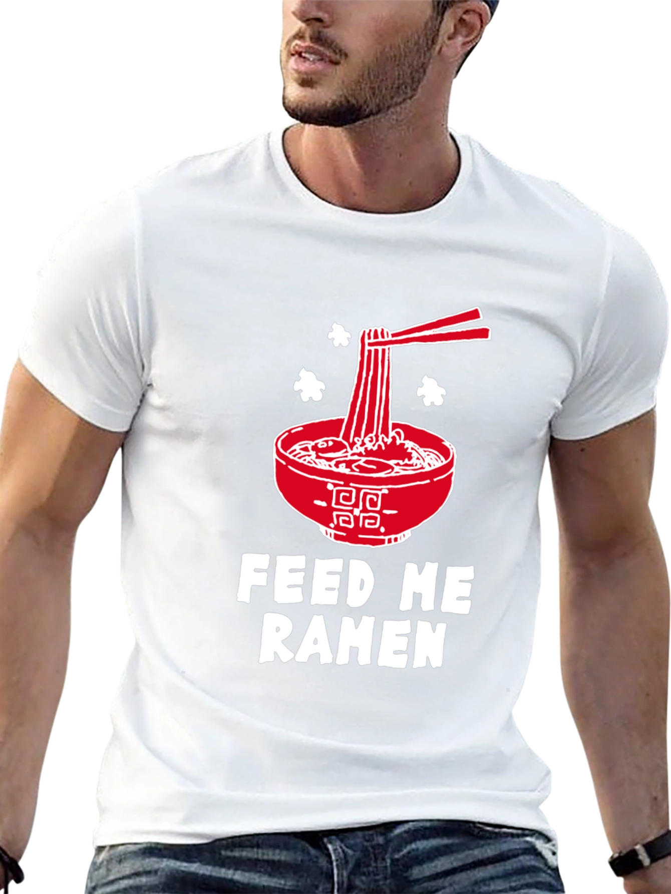 Feed Me Ramen T-Shirt - Noodles Graphic Tee