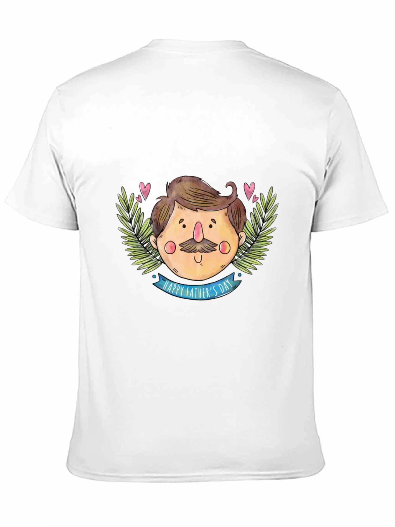Happy Fathers Day Cartoon Graphic T-Shirt