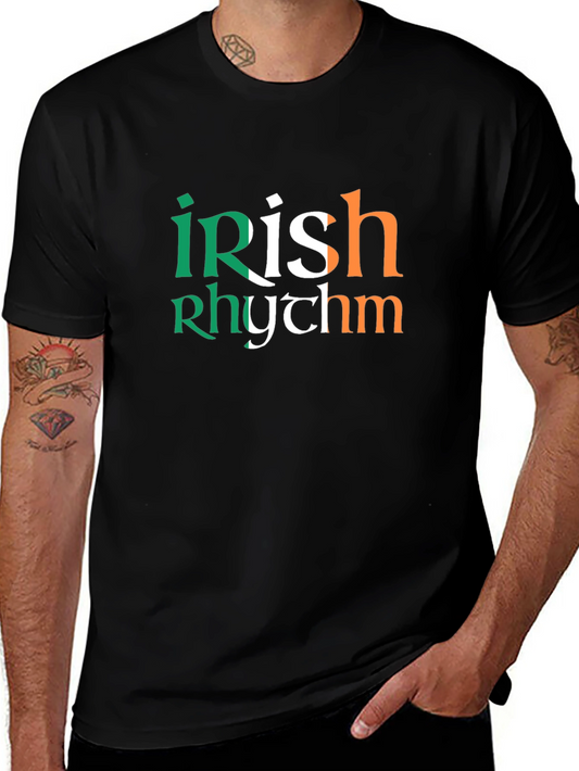 Irish Rhythm Black T-Shirt St. Patricks Day