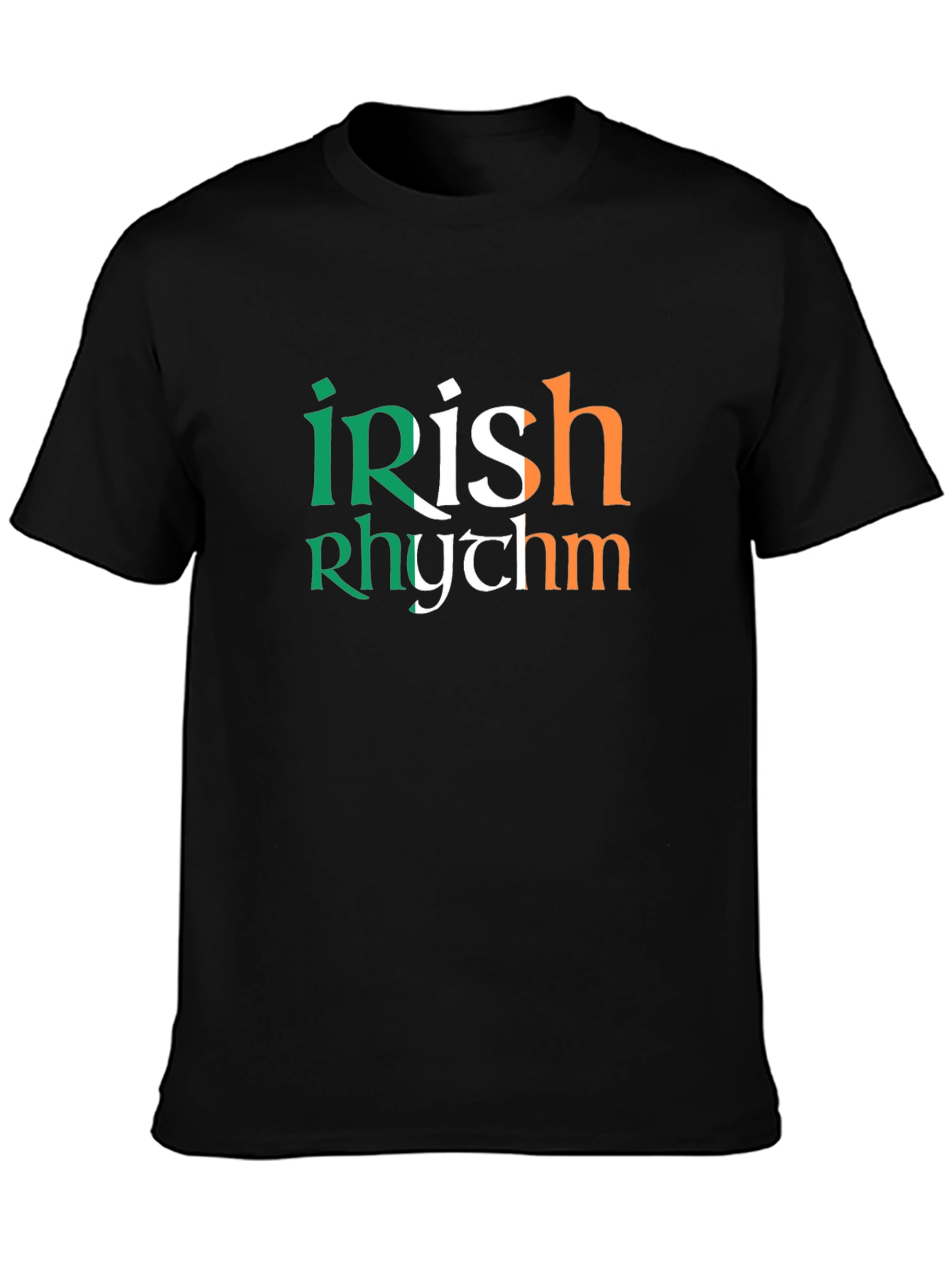 Irish Rhythm Black T-Shirt St. Patricks Day