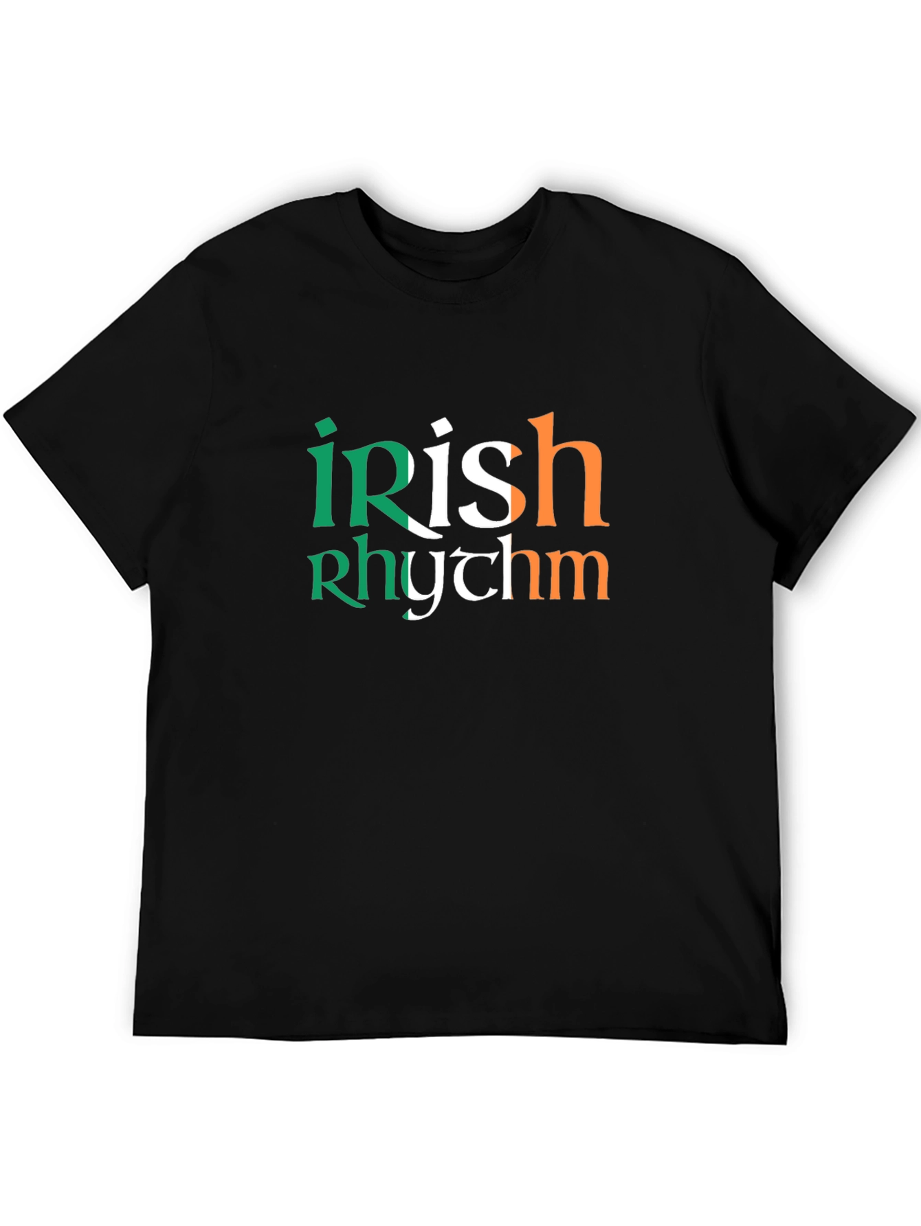Irish Rhythm Black T-Shirt St. Patricks Day
