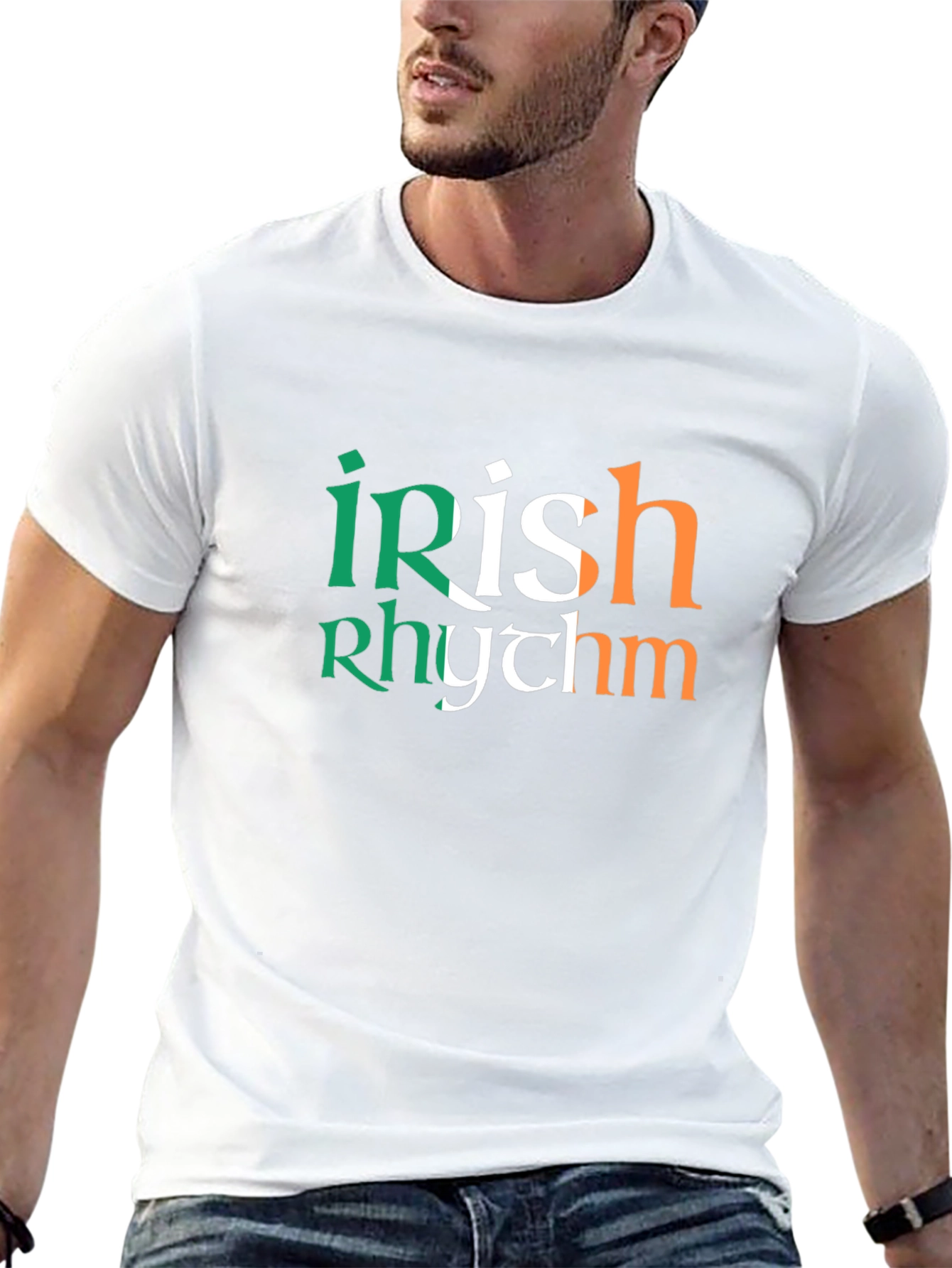 Irish Rhythm Black T-Shirt St. Patricks Day