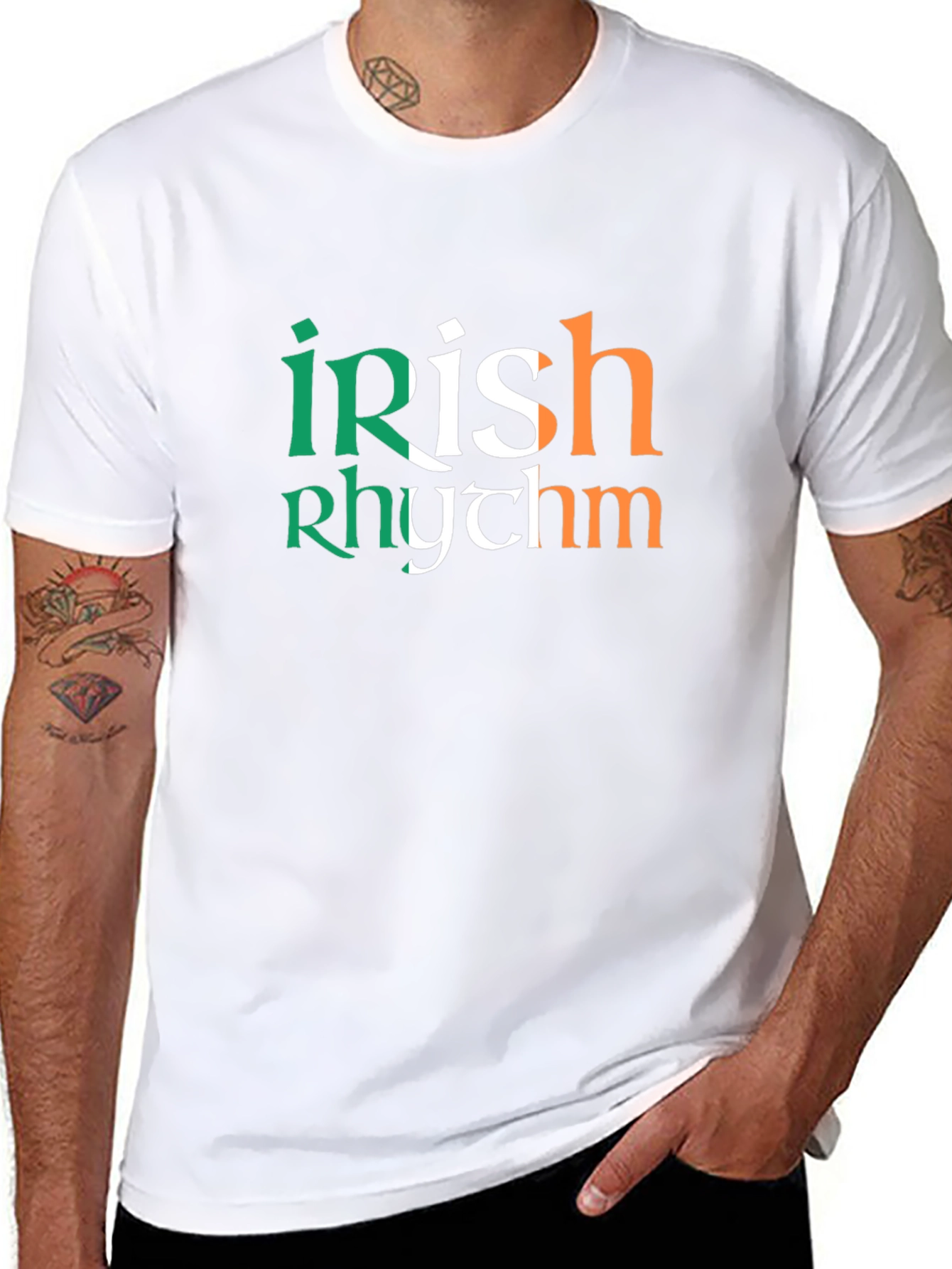 Irish Rhythm Black T-Shirt St. Patricks Day