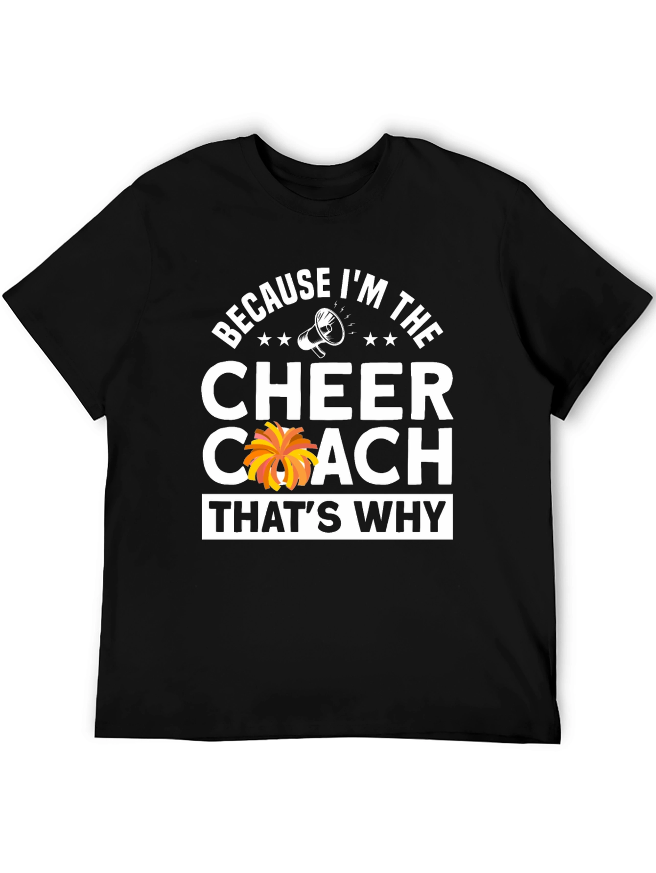 Cheer Coach T-Shirt: Because Im The Cheer Coach!