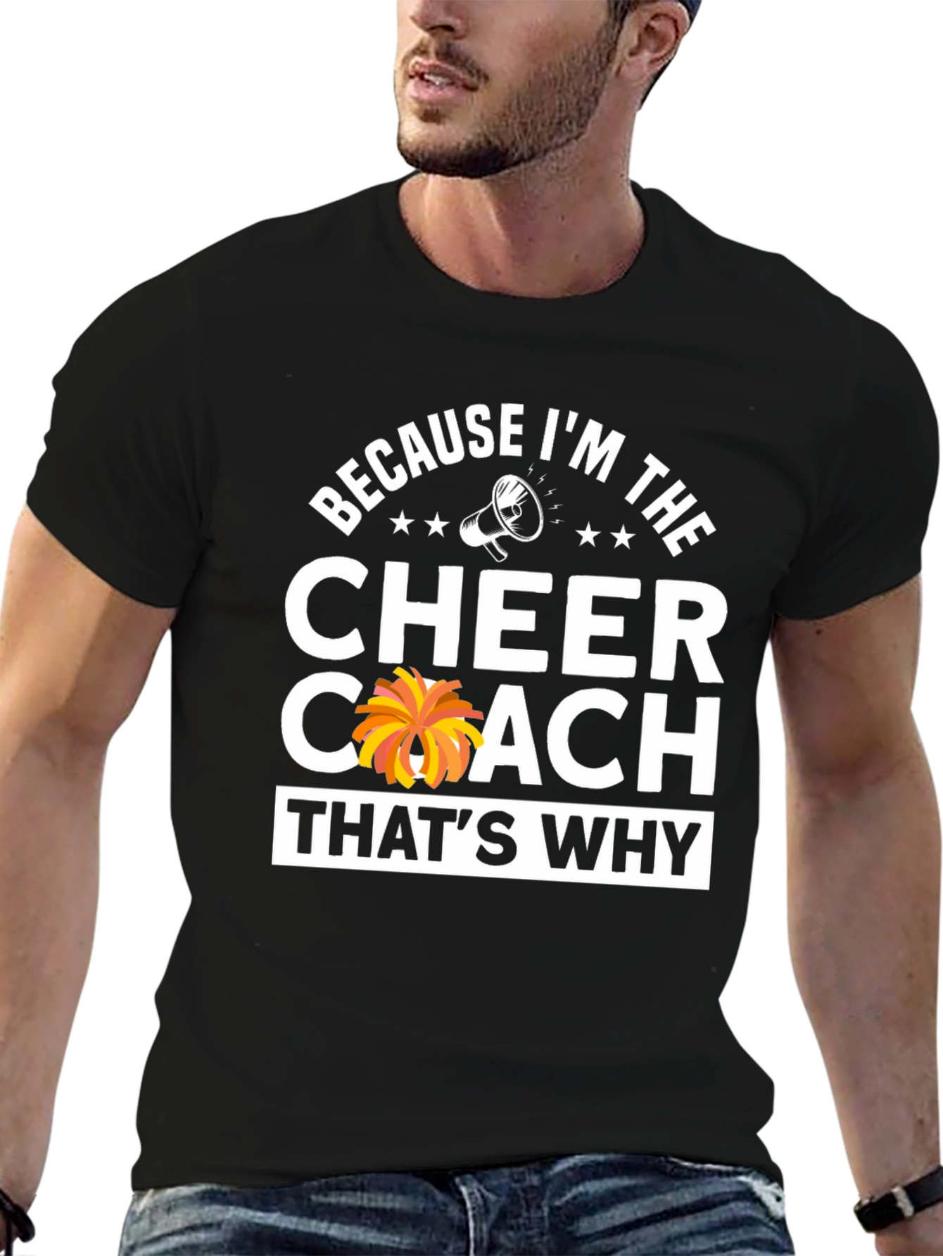 Cheer Coach T-Shirt: Because Im The Cheer Coach!