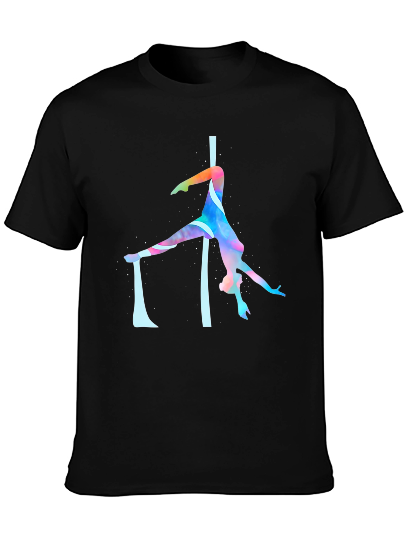 Aerial Silks T-Shirt - Artistic Acrobat Design