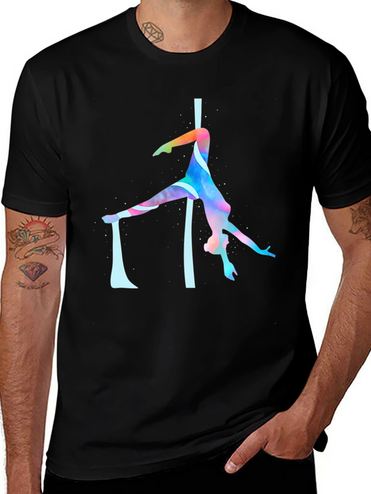 Aerial Silks T-Shirt - Artistic Acrobat Design