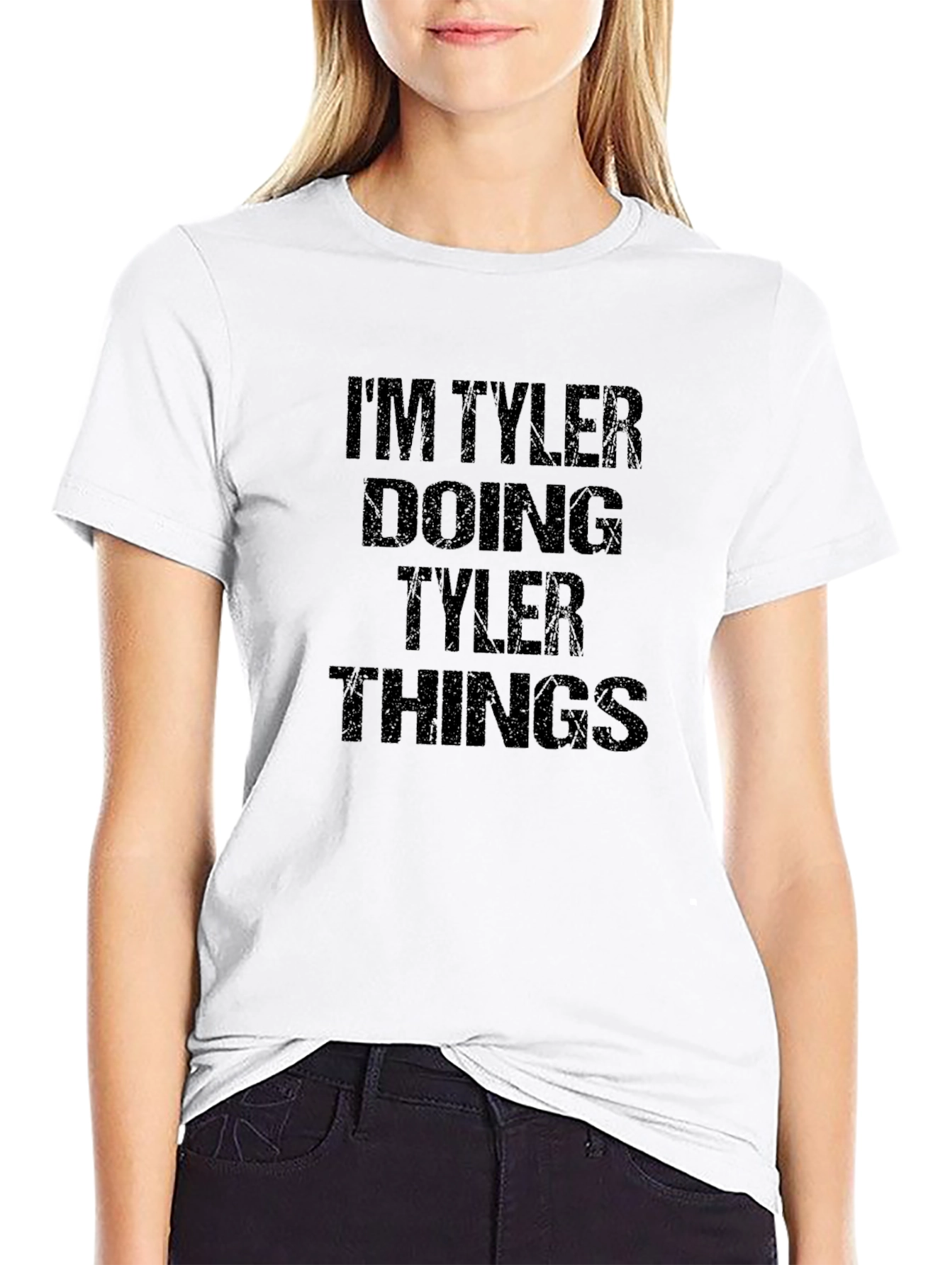 Im Tyler Doing Tyler Things Black Graphic Tee