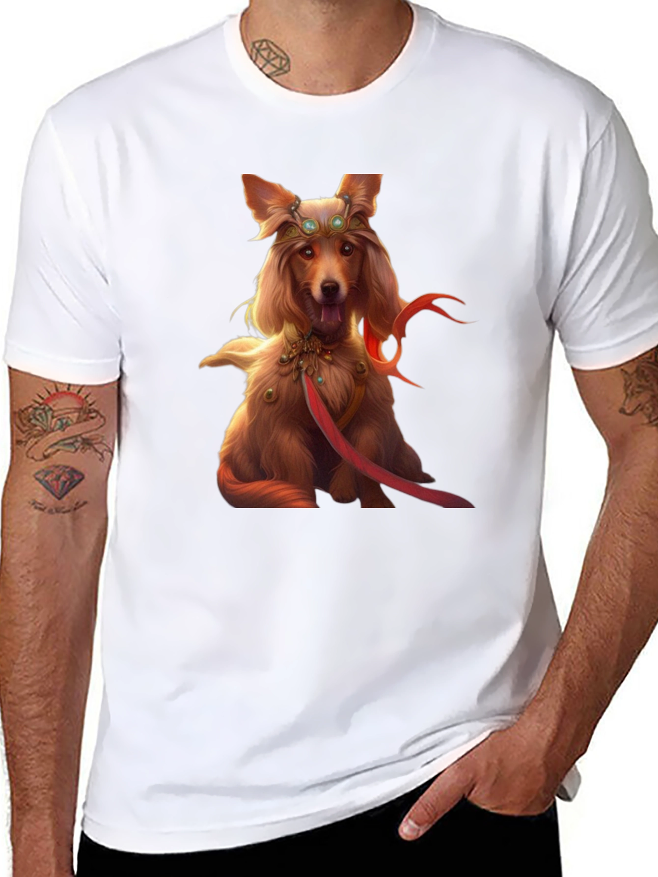 Dog King T-Shirt - Unique Graphic Tee