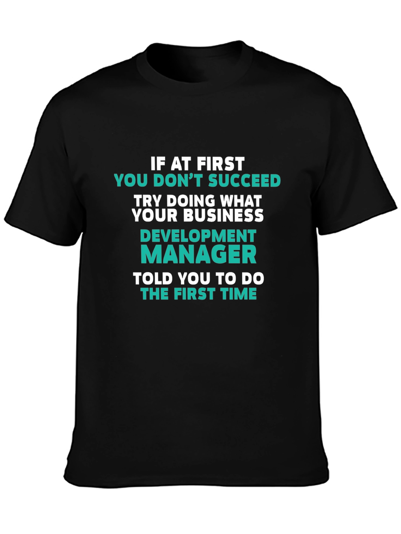 Development Manager T-Shirt Funny Business Slogan