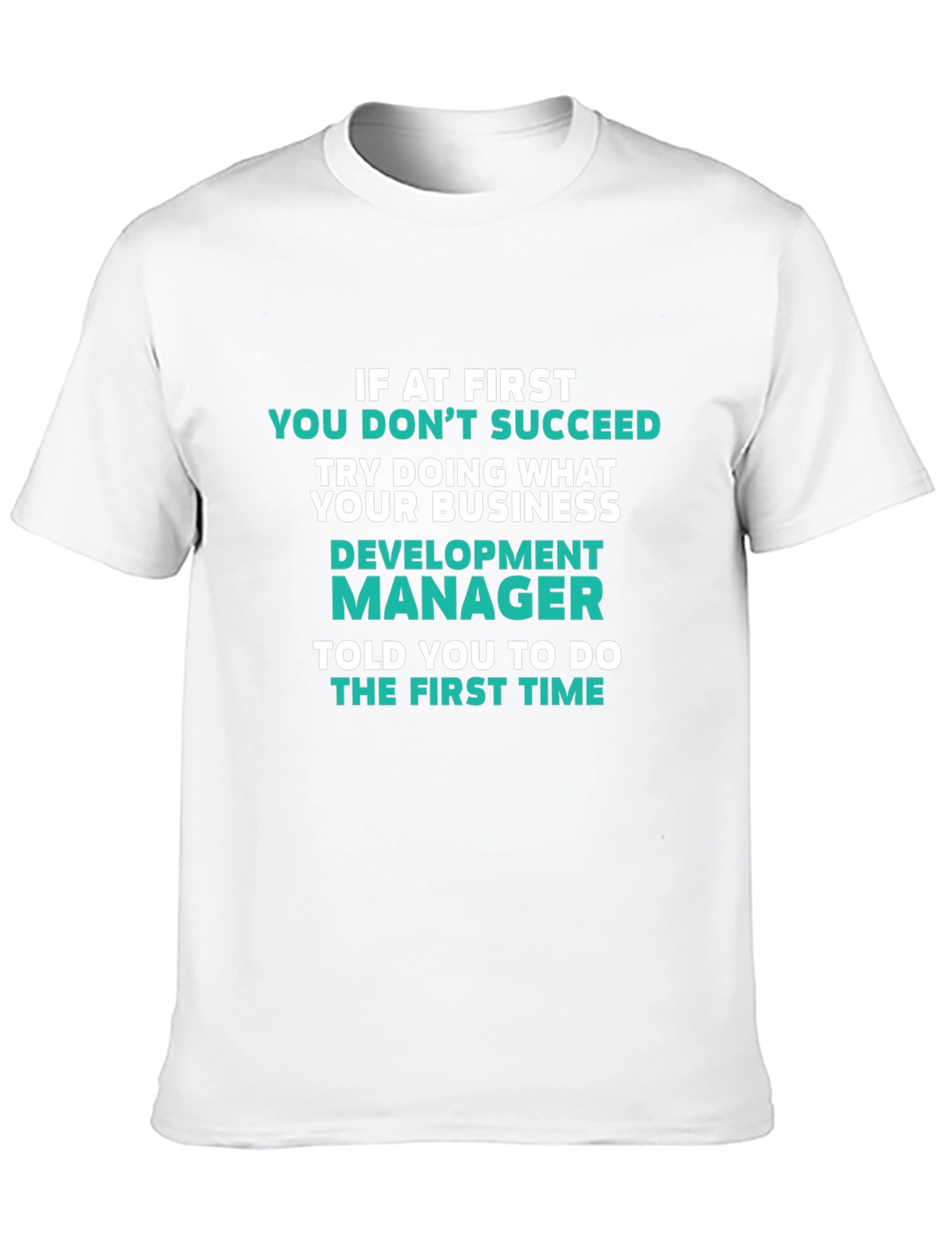 Development Manager T-Shirt Funny Business Slogan