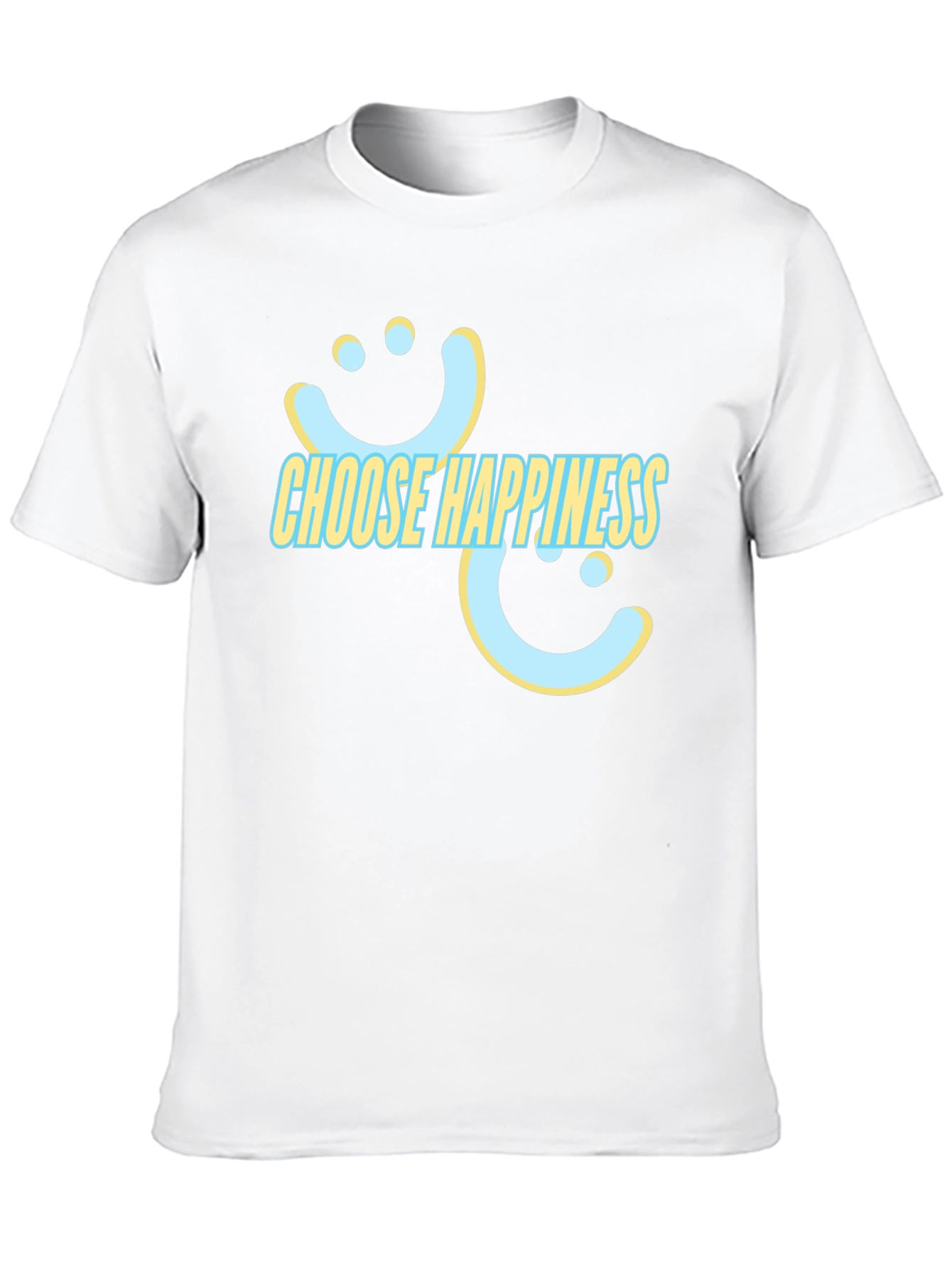 Choose Happiness T-Shirt - Graphic Print Tee