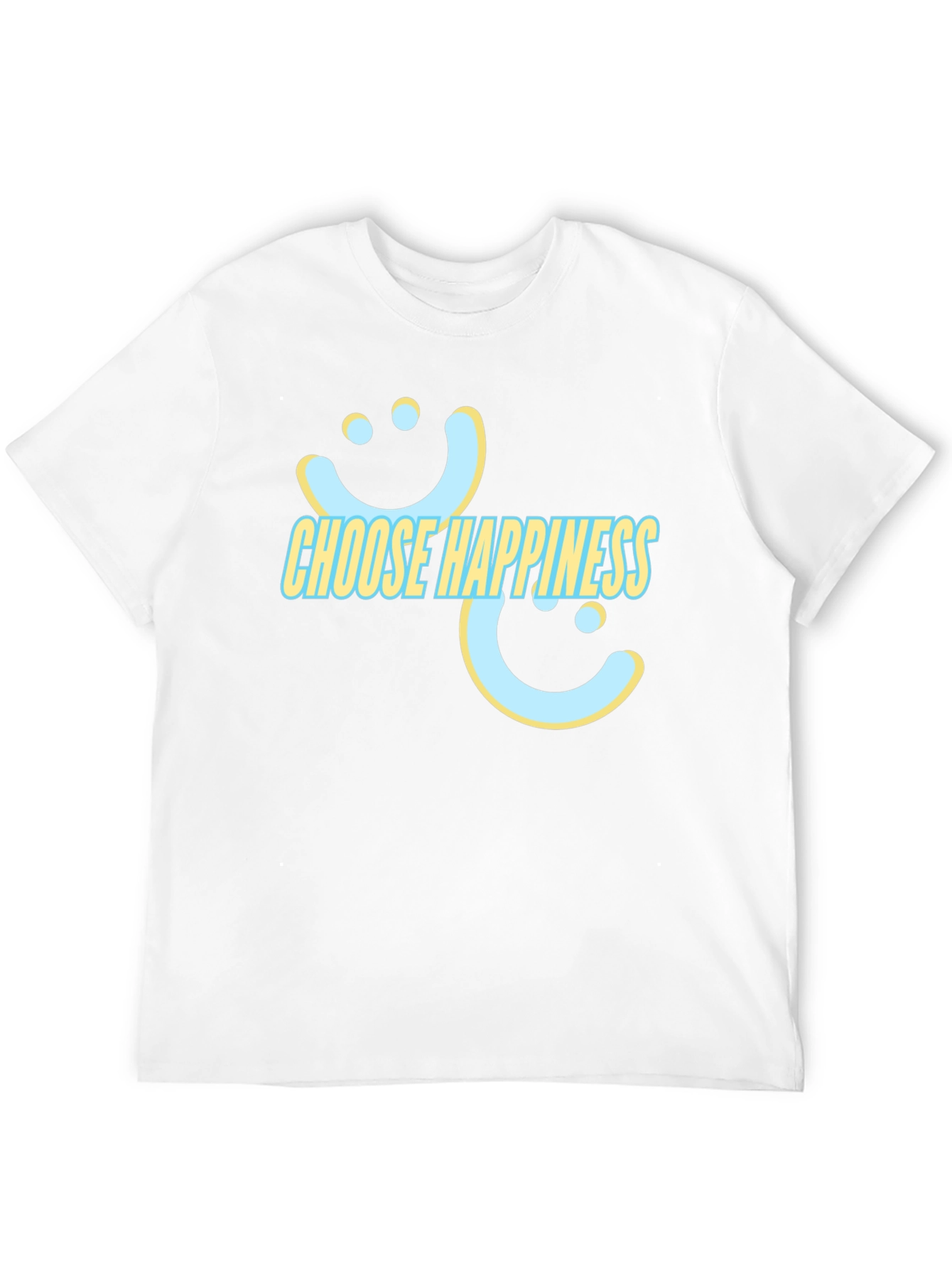Choose Happiness T-Shirt - Graphic Print Tee