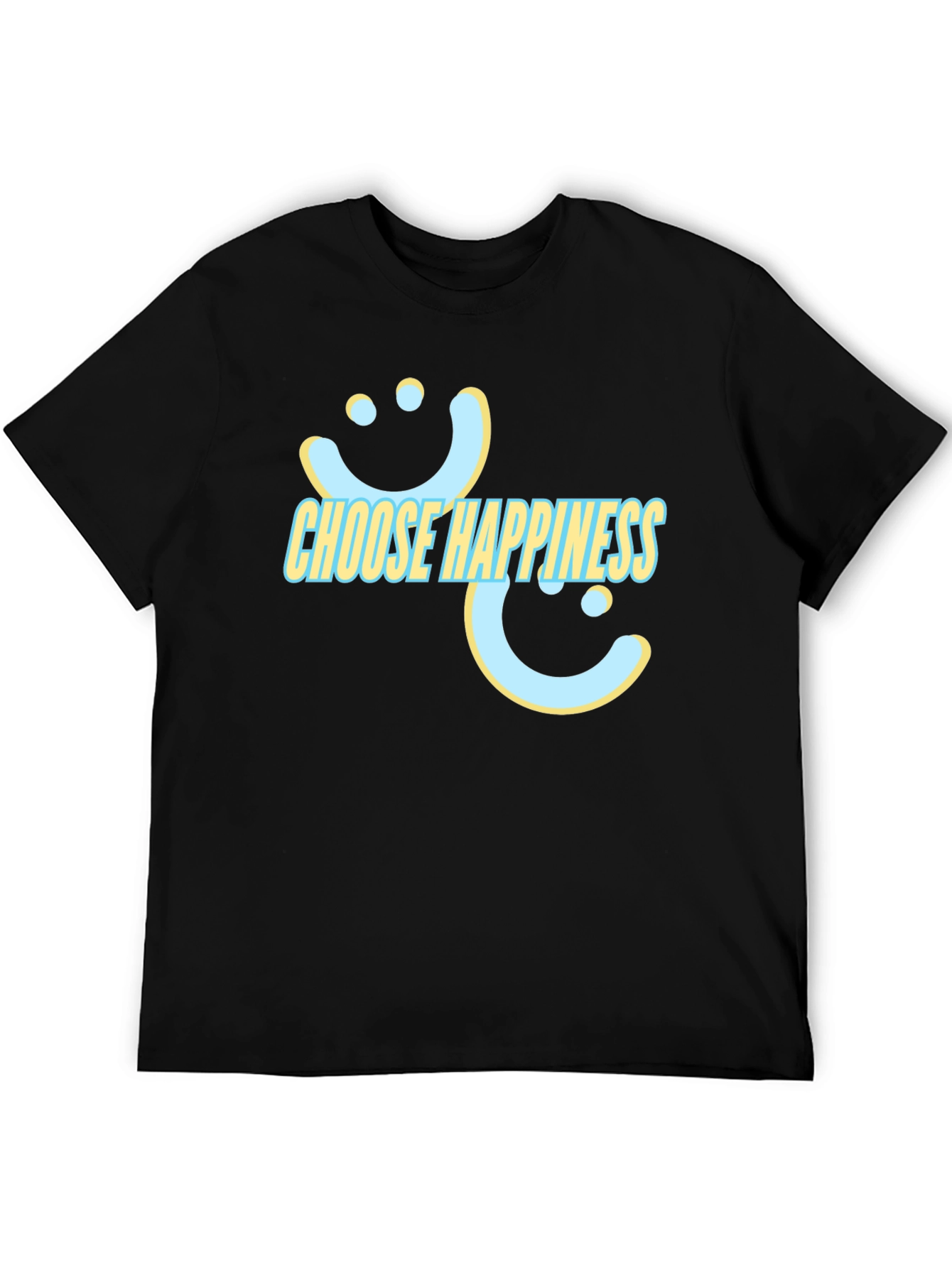 Choose Happiness T-Shirt - Graphic Print Tee