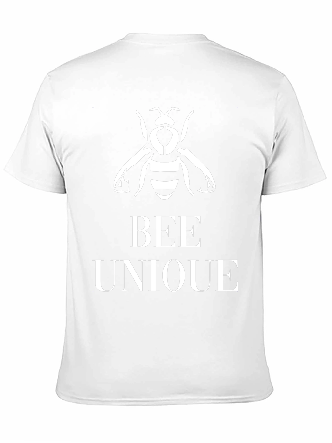 Bee Unique Graphic Tee - Black Cotton Blend