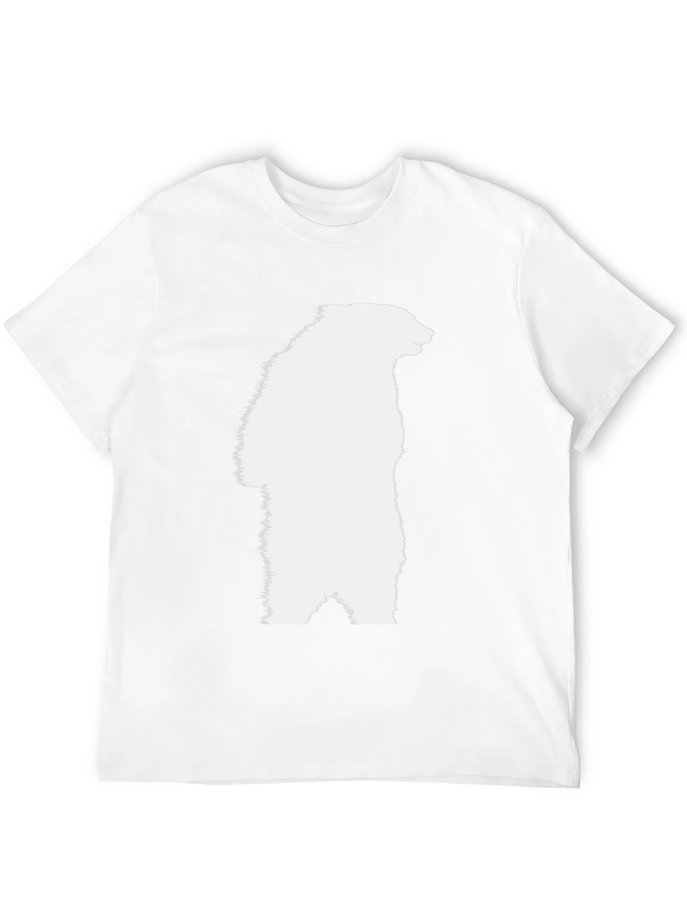 Bear Graphic Tee - Black Cotton Blend