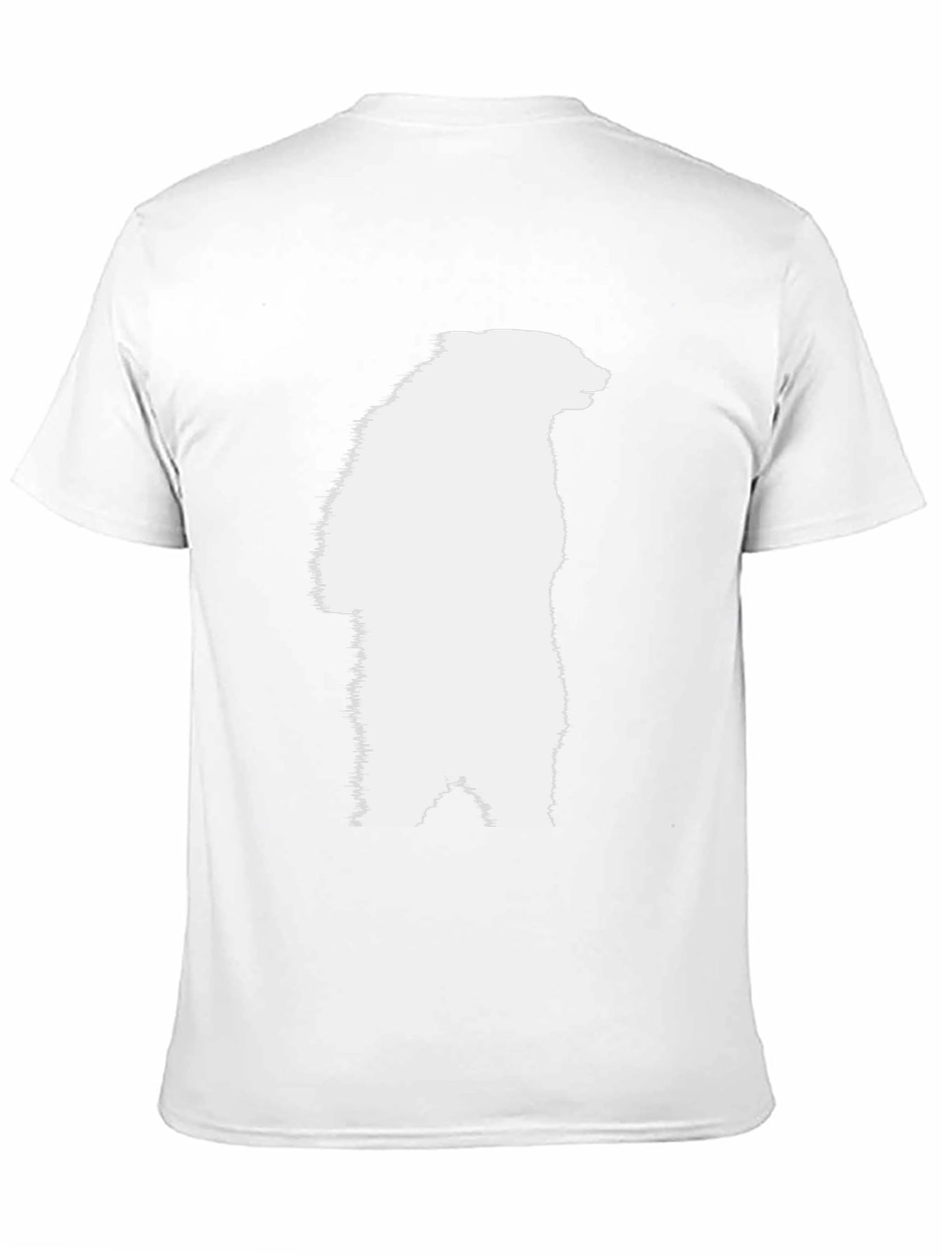 Bear Graphic Tee - Black Cotton Blend