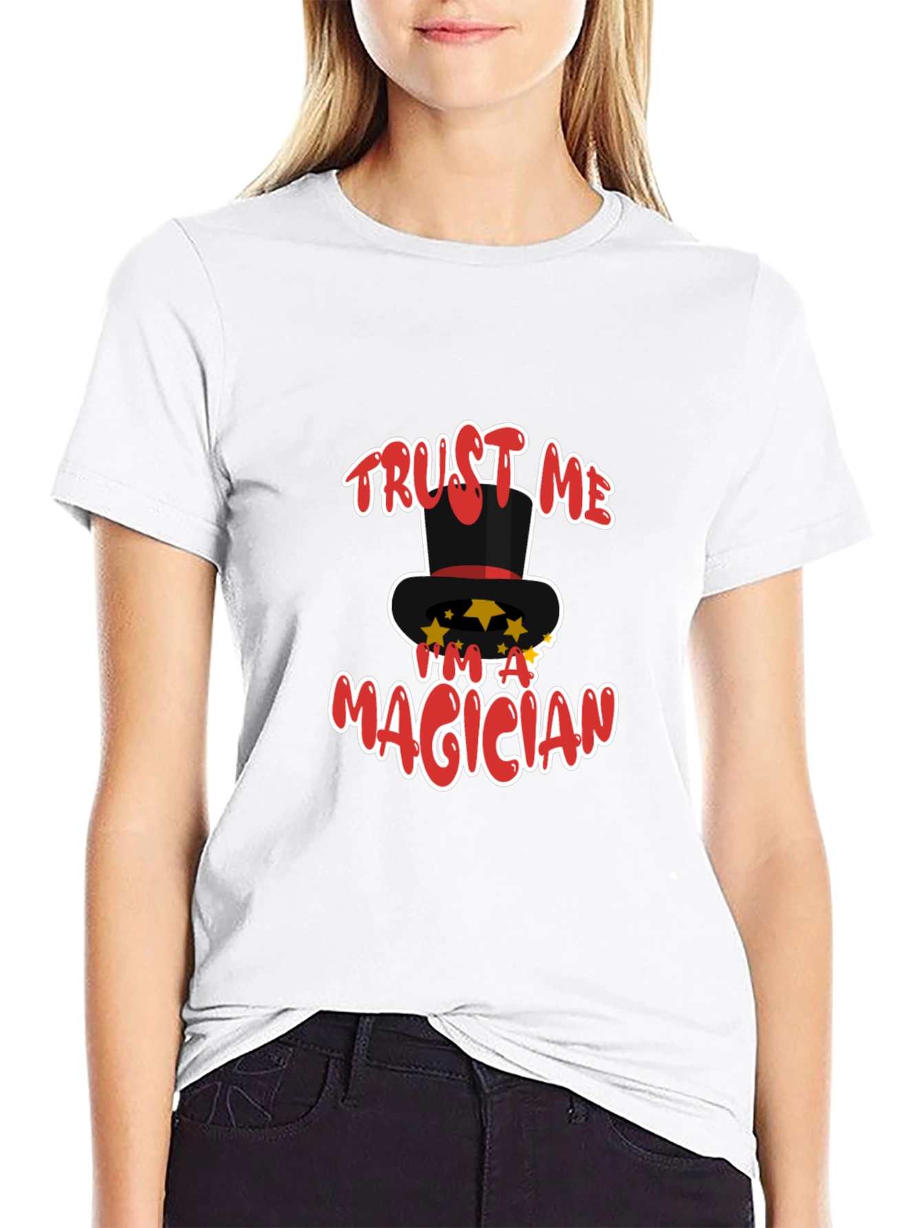 Trust Me Im a Magician T-Shirt Black