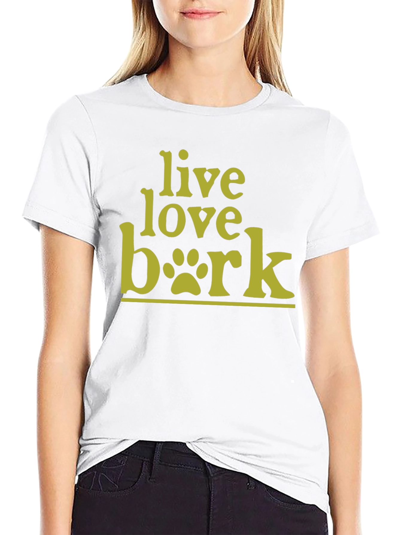 Live Love Bark T-Shirt - Dog Lover Tee