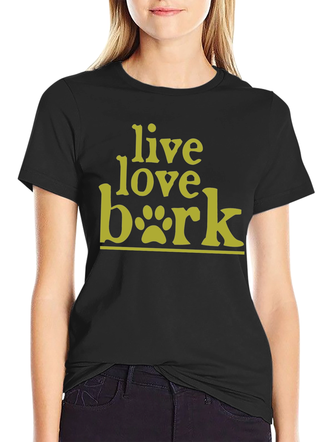 Live Love Bark T-Shirt - Dog Lover Tee