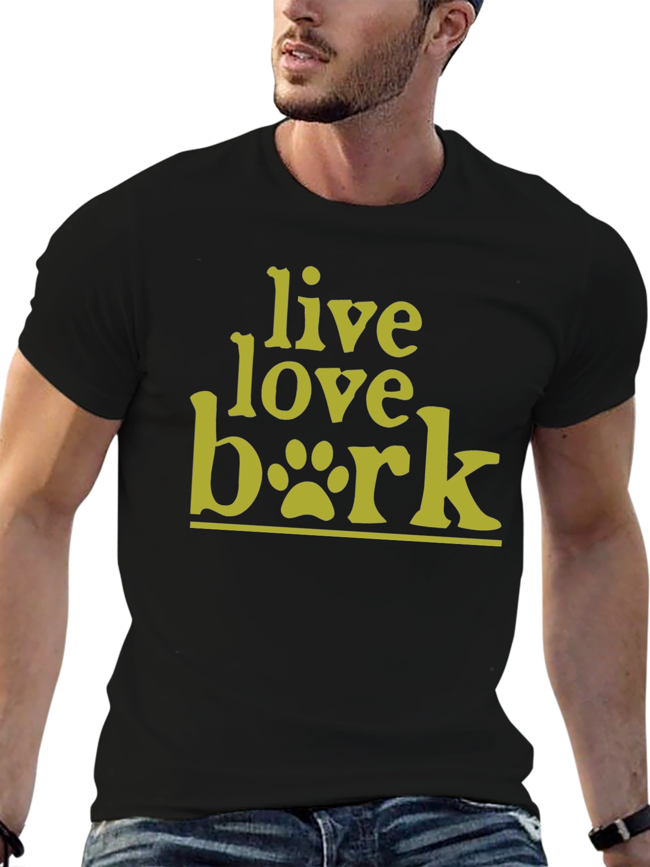 Live Love Bark T-Shirt - Dog Lover Tee
