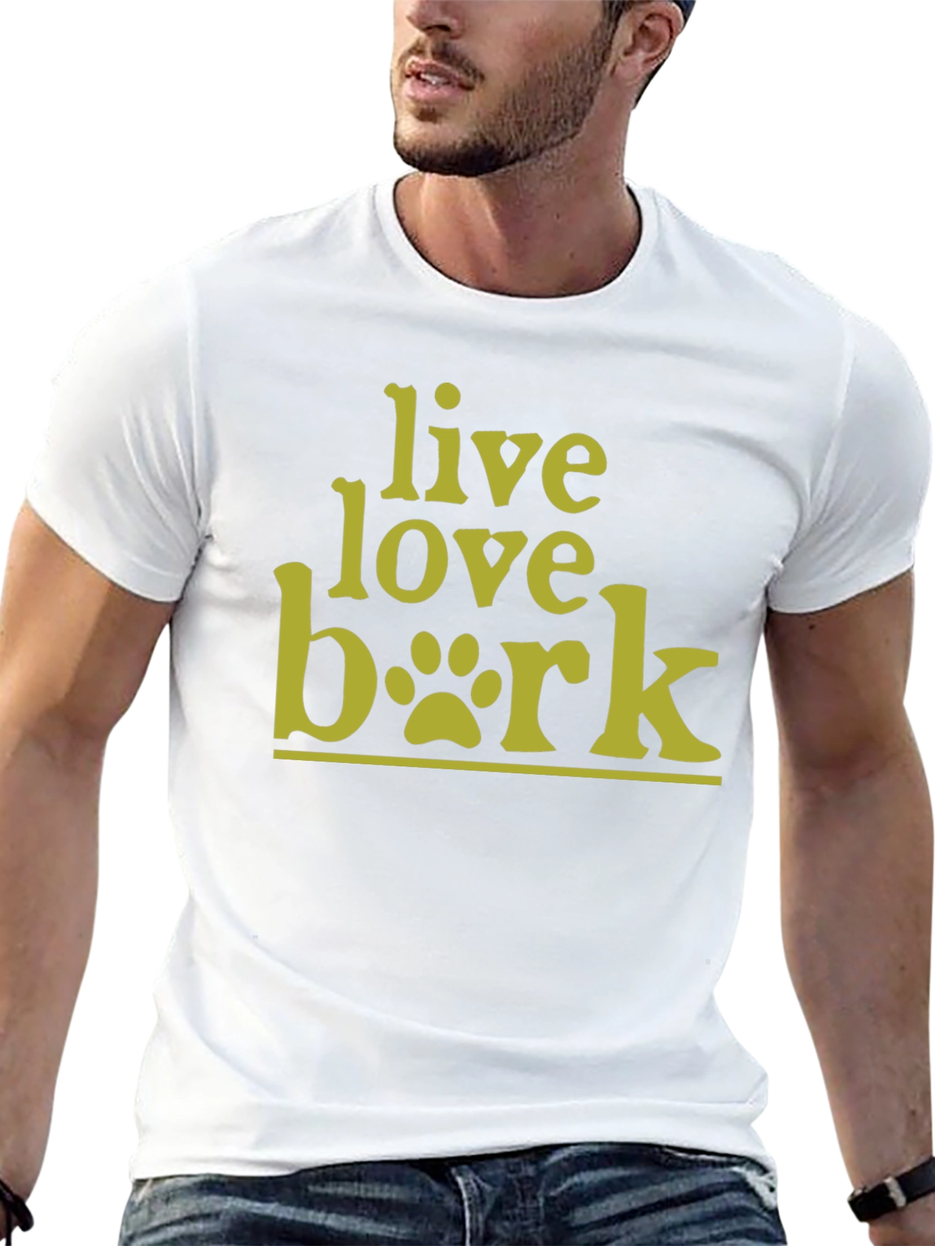 Live Love Bark T-Shirt - Dog Lover Tee