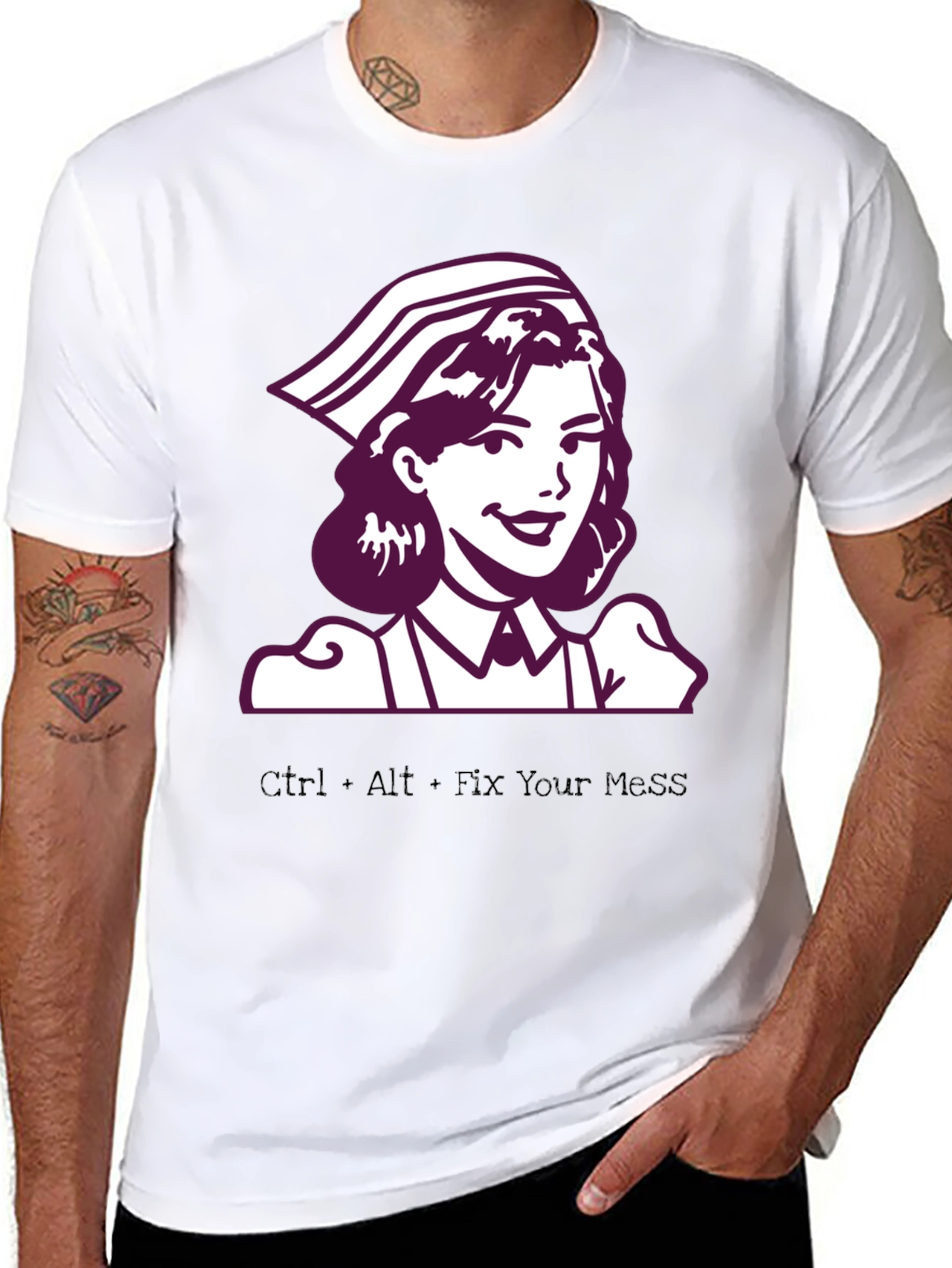 Ctrl+Alt+Fix Your Mess Nurse T-Shirt