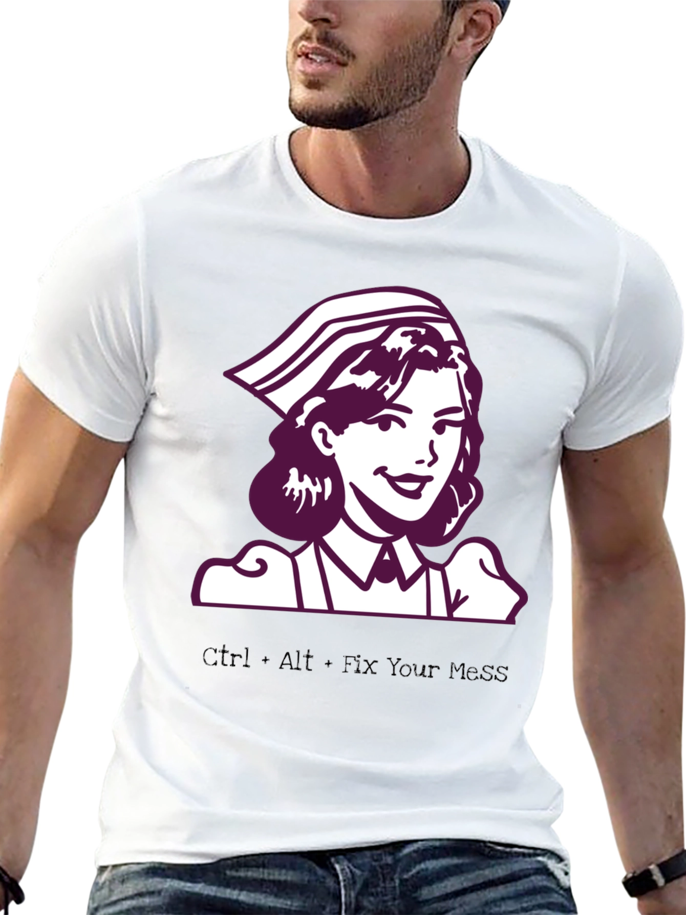 Ctrl+Alt+Fix Your Mess Nurse T-Shirt