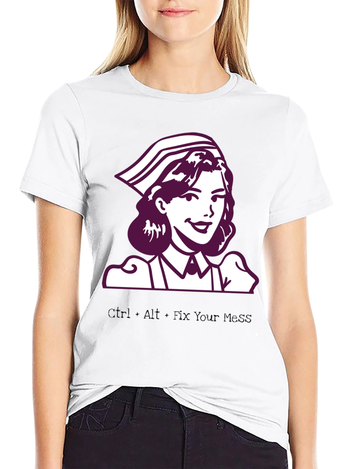 Ctrl+Alt+Fix Your Mess Nurse T-Shirt
