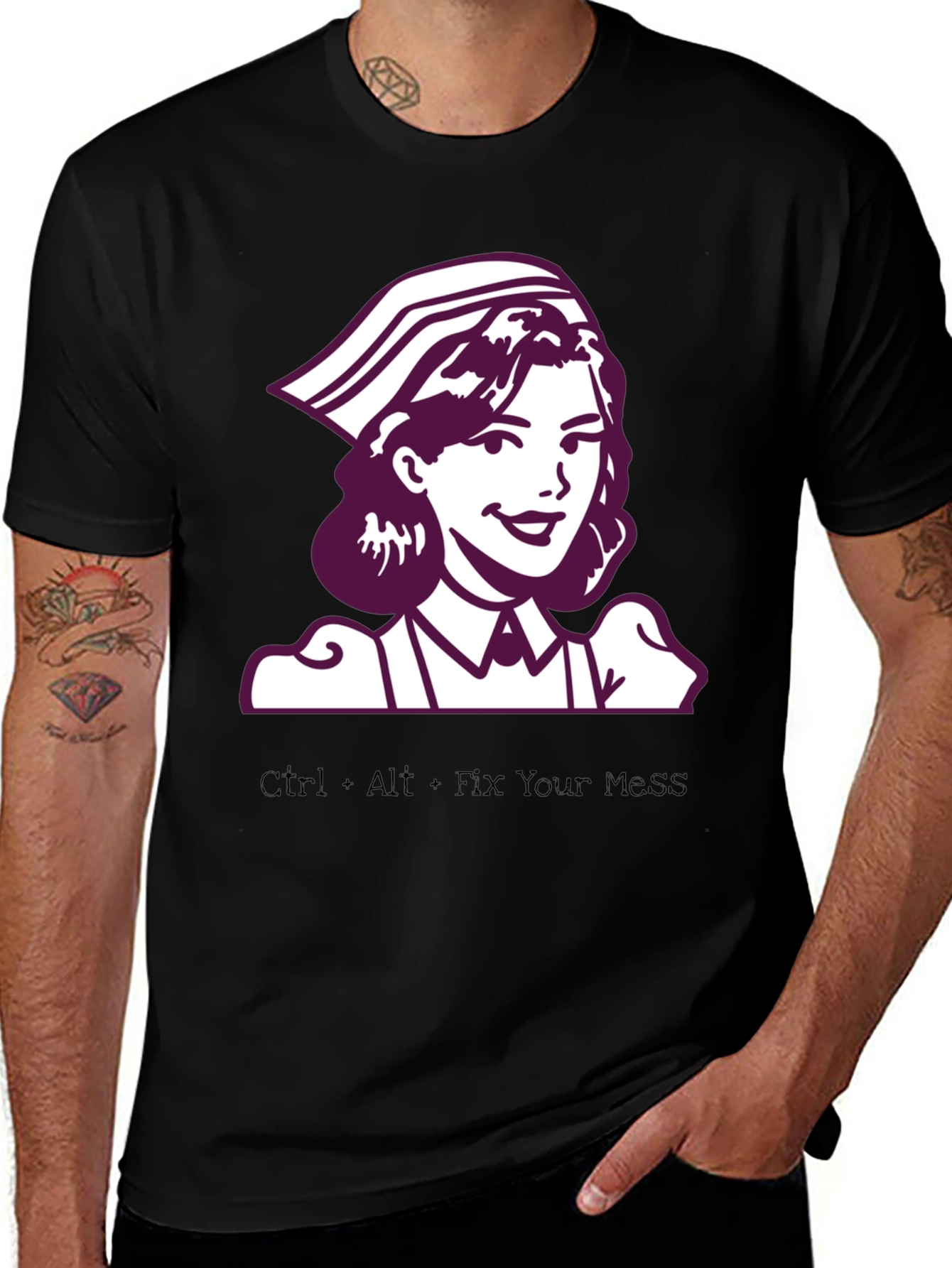 Ctrl+Alt+Fix Your Mess Nurse T-Shirt