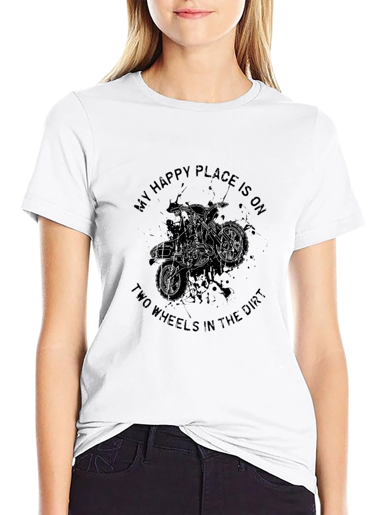 Motocross Dirt Bike Rider Graphic T-Shirt