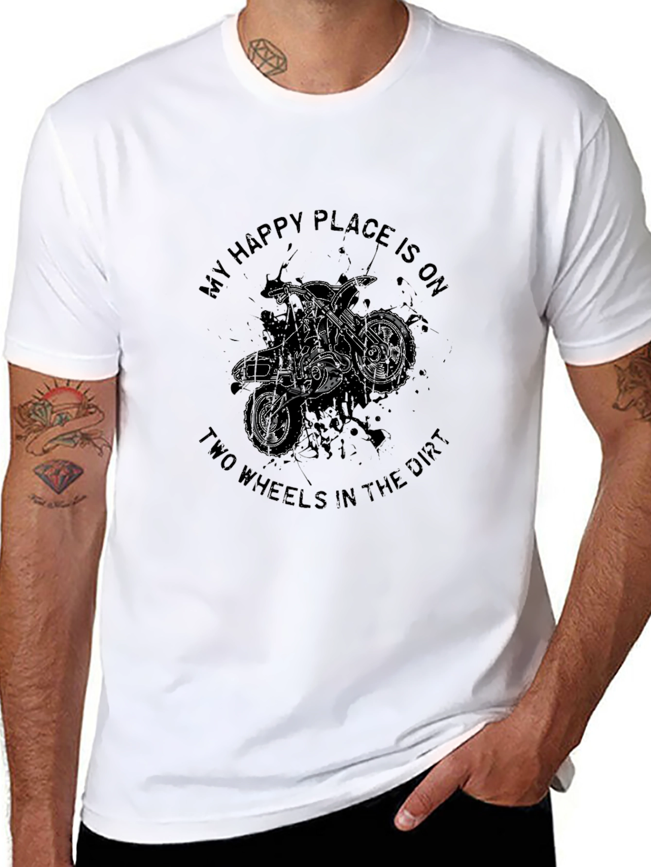 Motocross Dirt Bike Rider Graphic T-Shirt