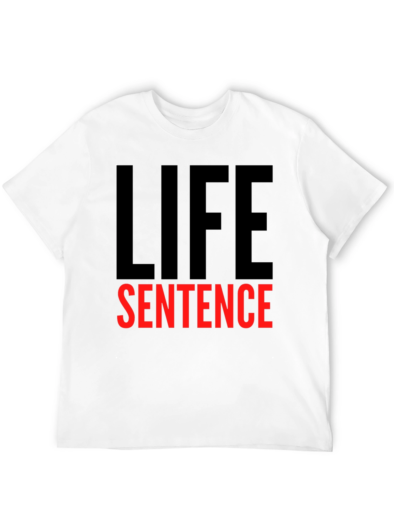 Life Sentence Graphic Tee - Black Crewneck
