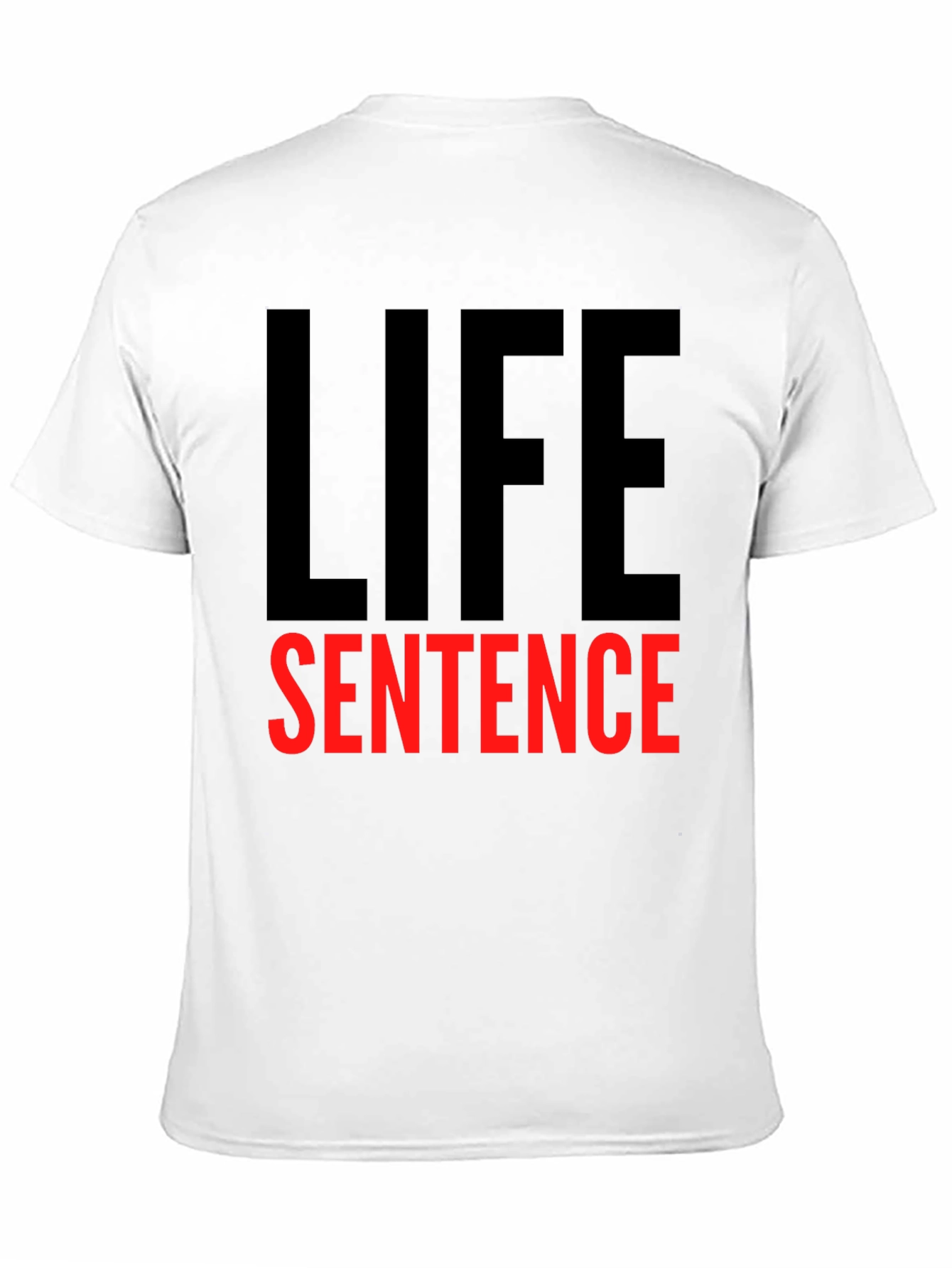 Life Sentence Graphic Tee - Black Crewneck