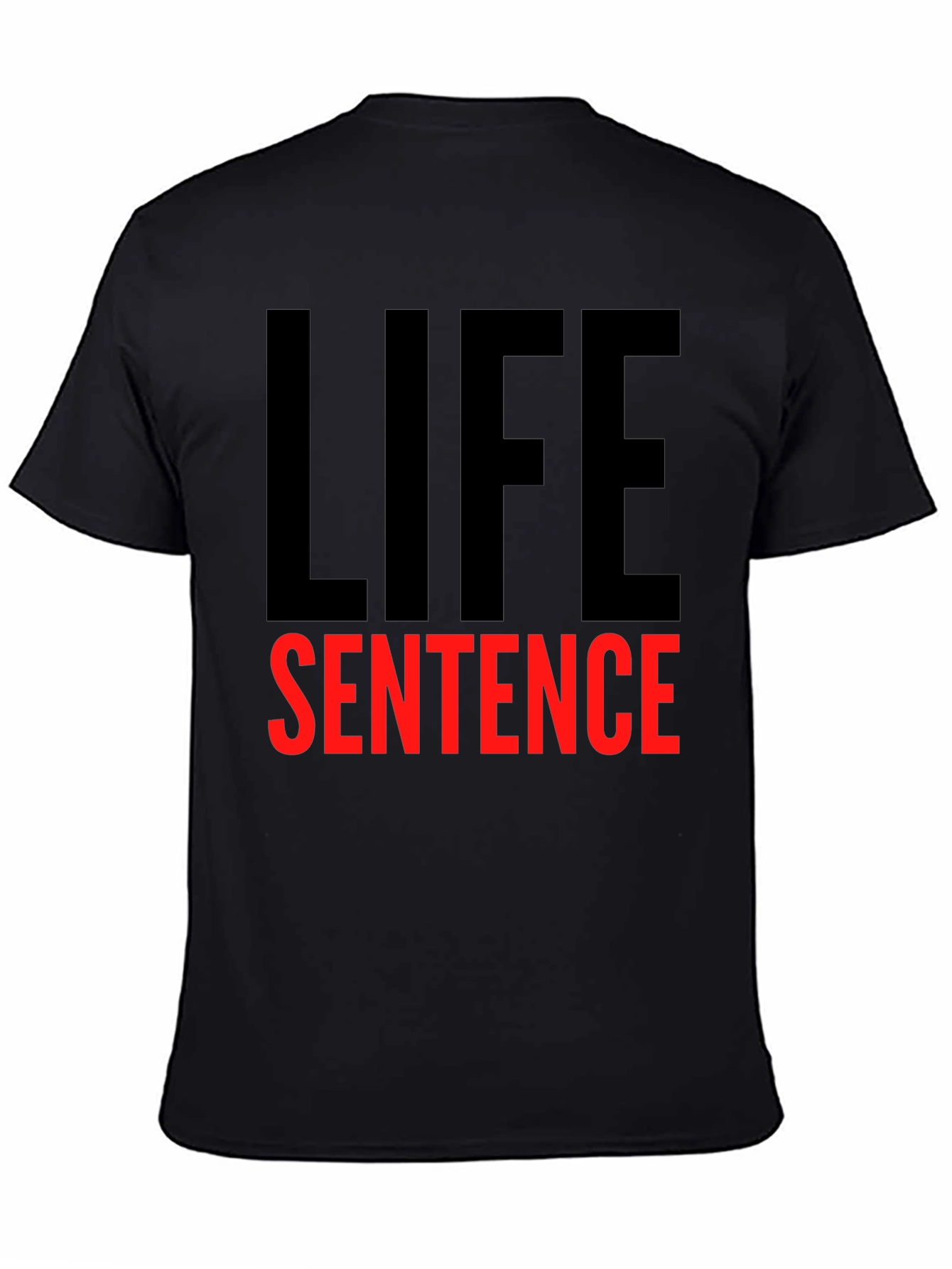 Life Sentence Graphic Tee - Black Crewneck