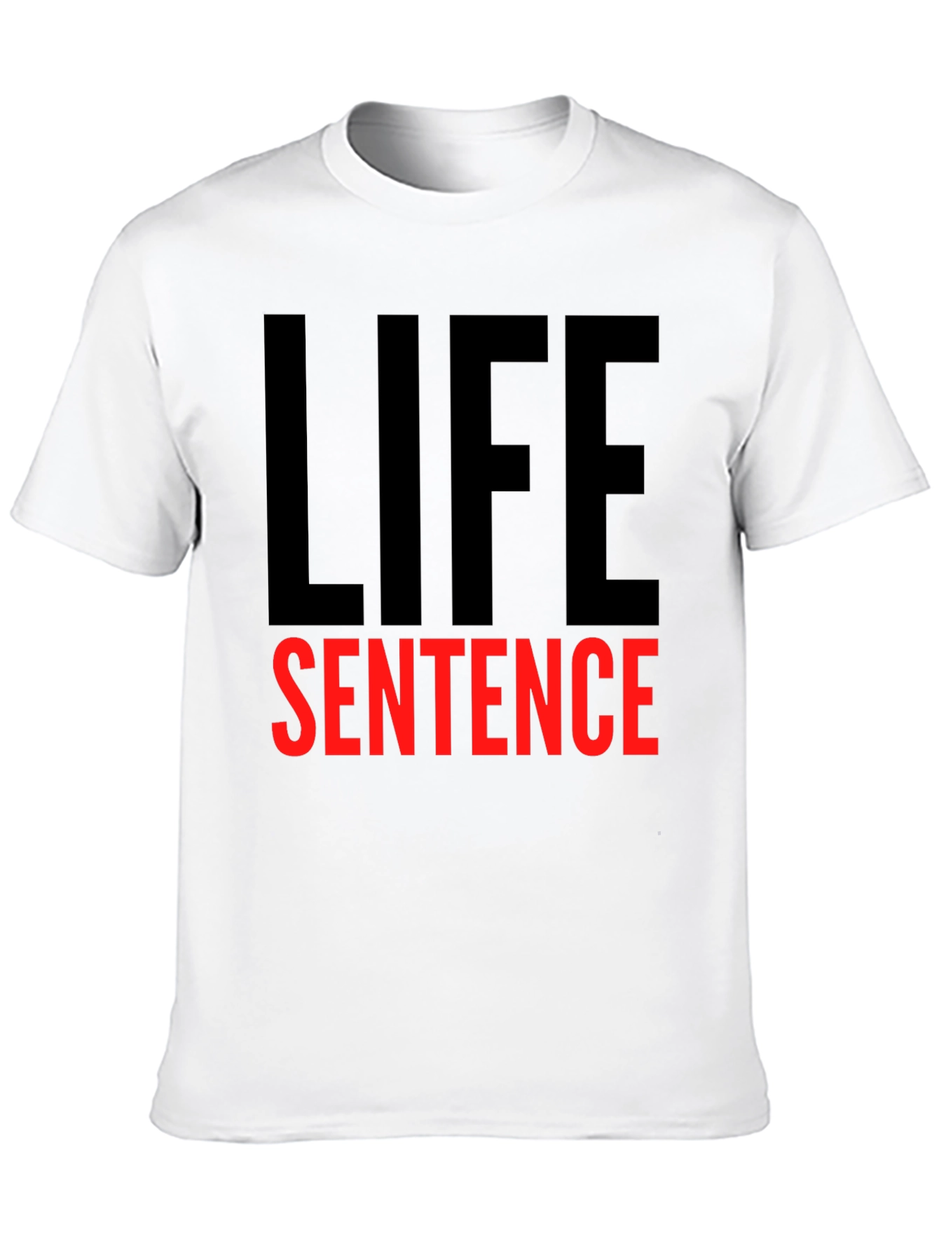Life Sentence Graphic Tee - Black Crewneck