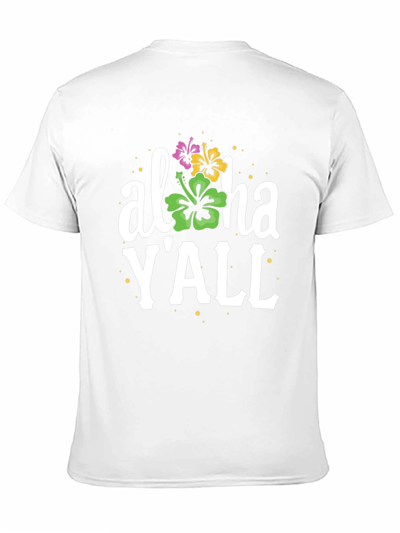Aloha YAll T-Shirt - Black Casual Tee