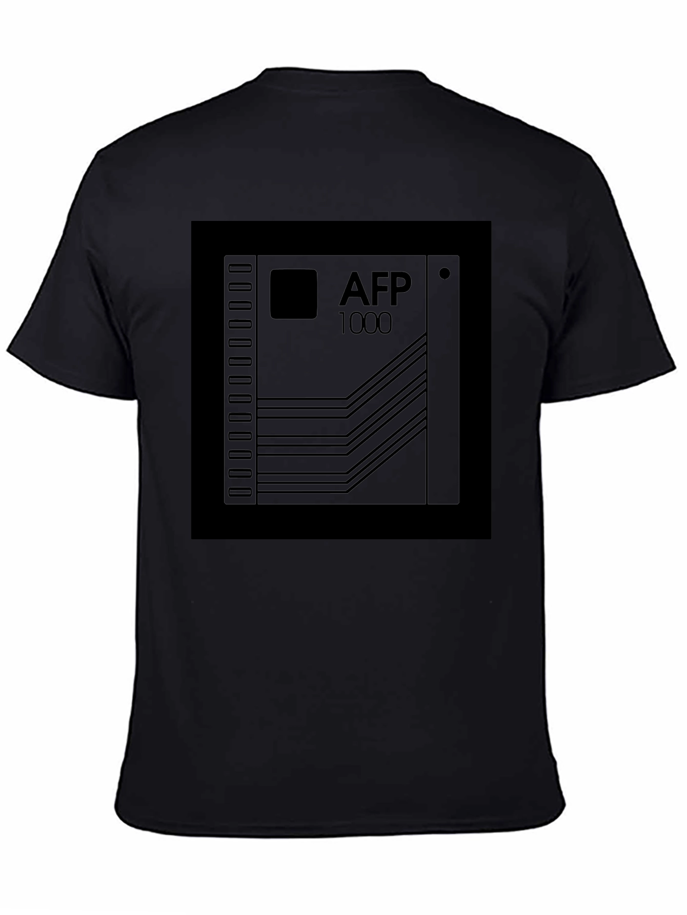 AFP 1000 Chip Design Black T-Shirt