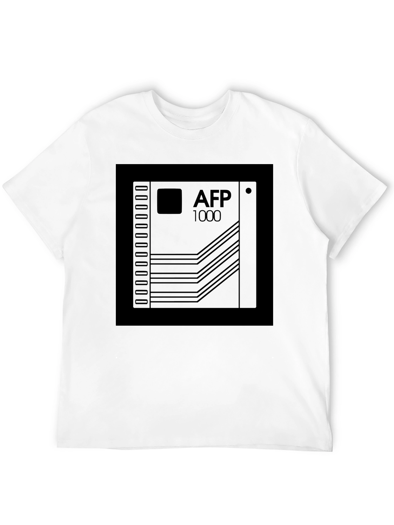 AFP 1000 Chip Design Black T-Shirt