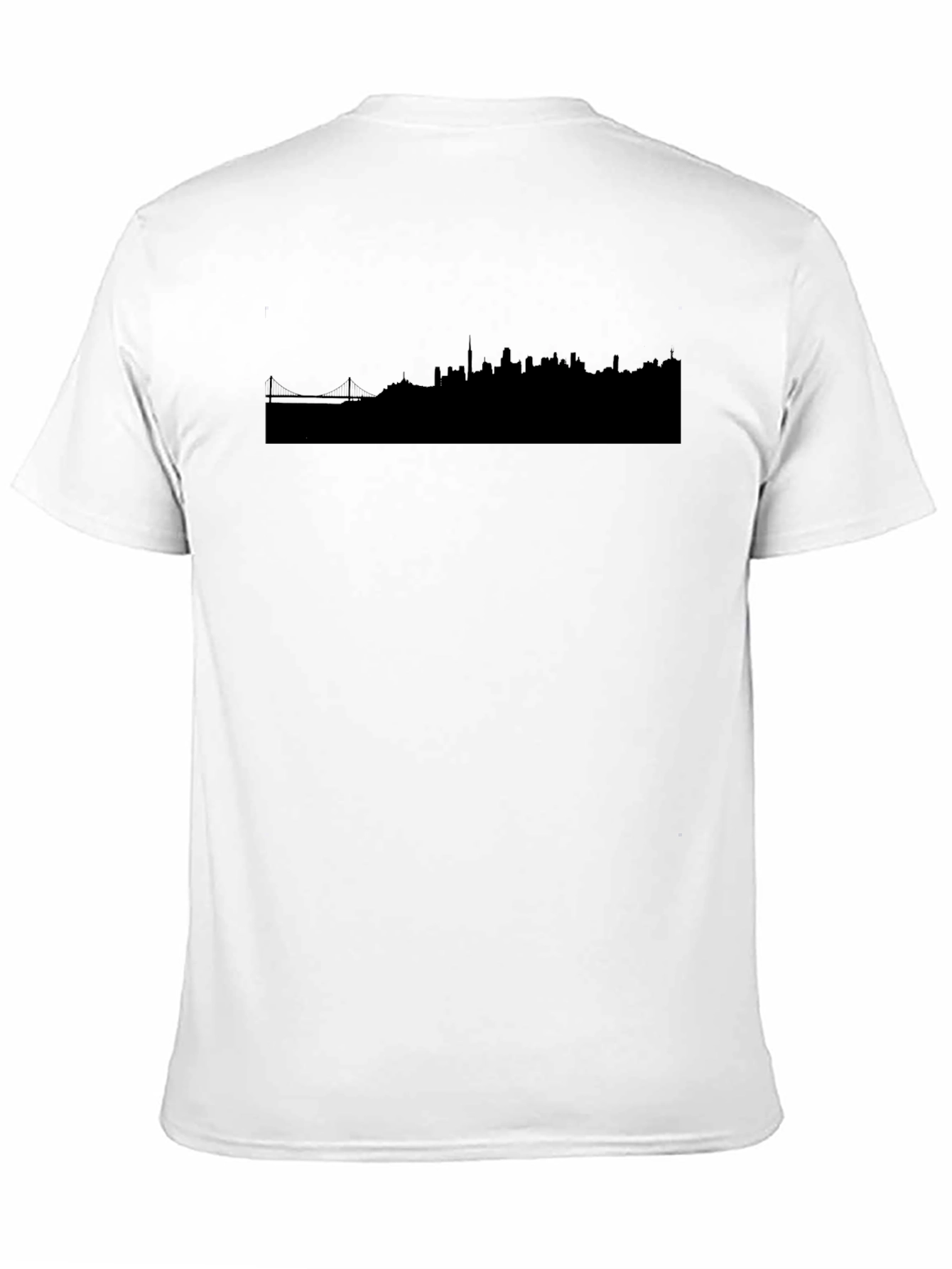 Cityscape Graphic Tee - Modern Black T-Shirt
