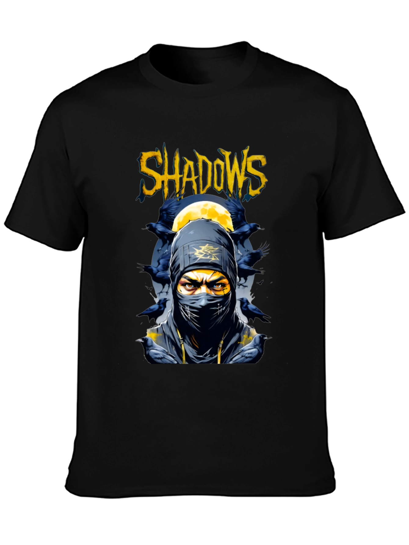 Shadows Ninja Graphic Tee - Stealthy Style